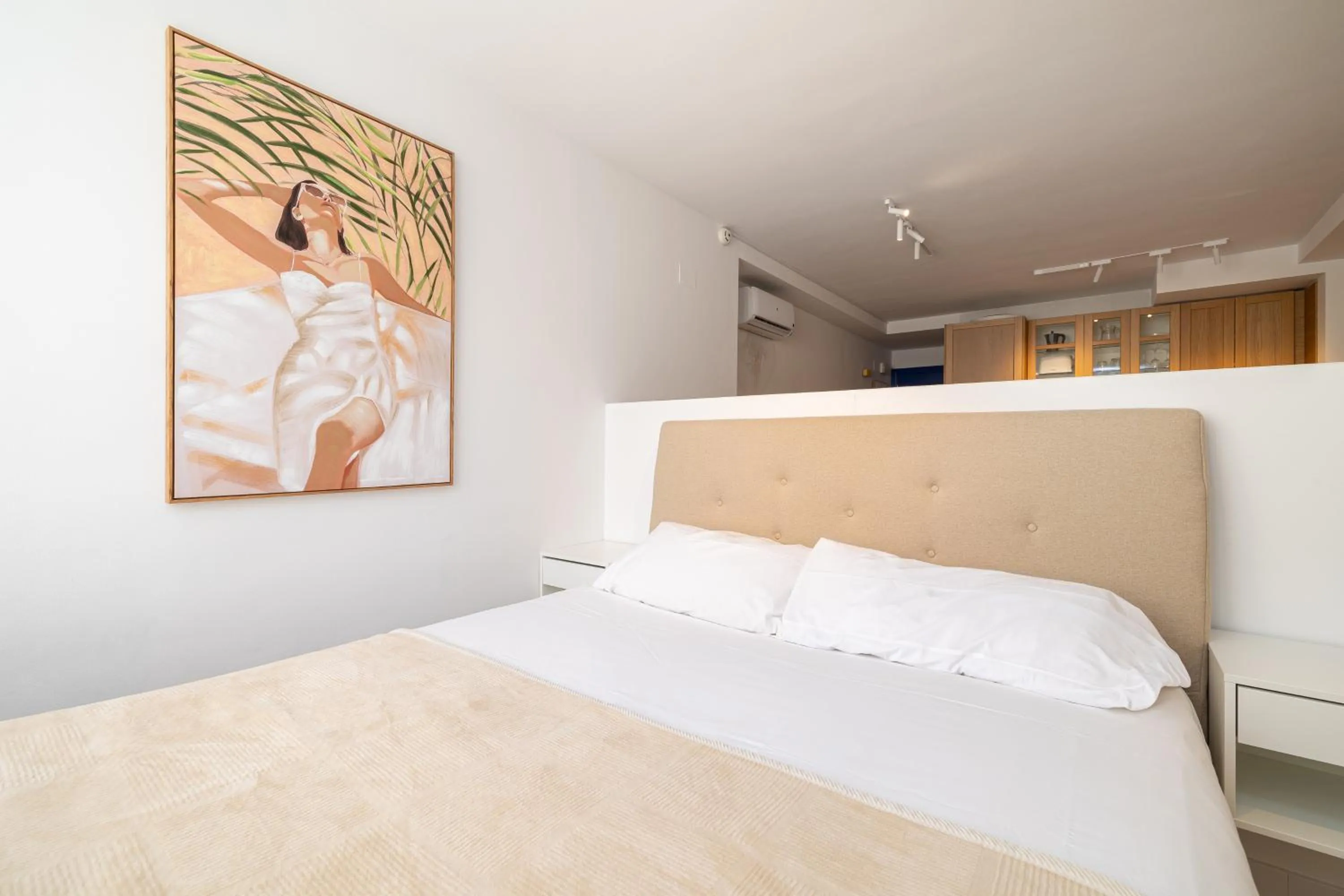 Bedroom, Bed in Holidays2Malaga Studios Juan de Mena