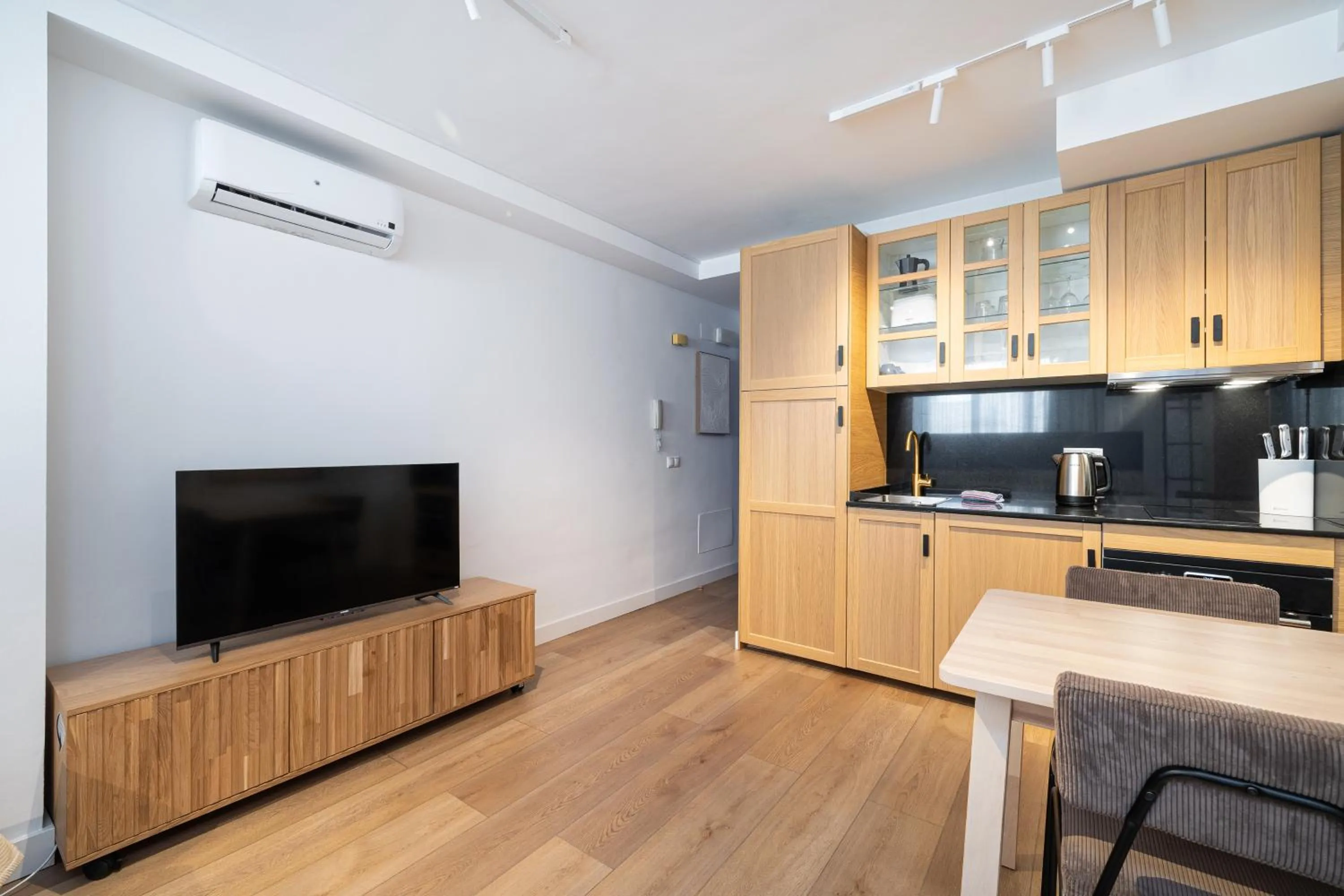 Kitchen or kitchenette in Holidays2Malaga Studios Juan de Mena