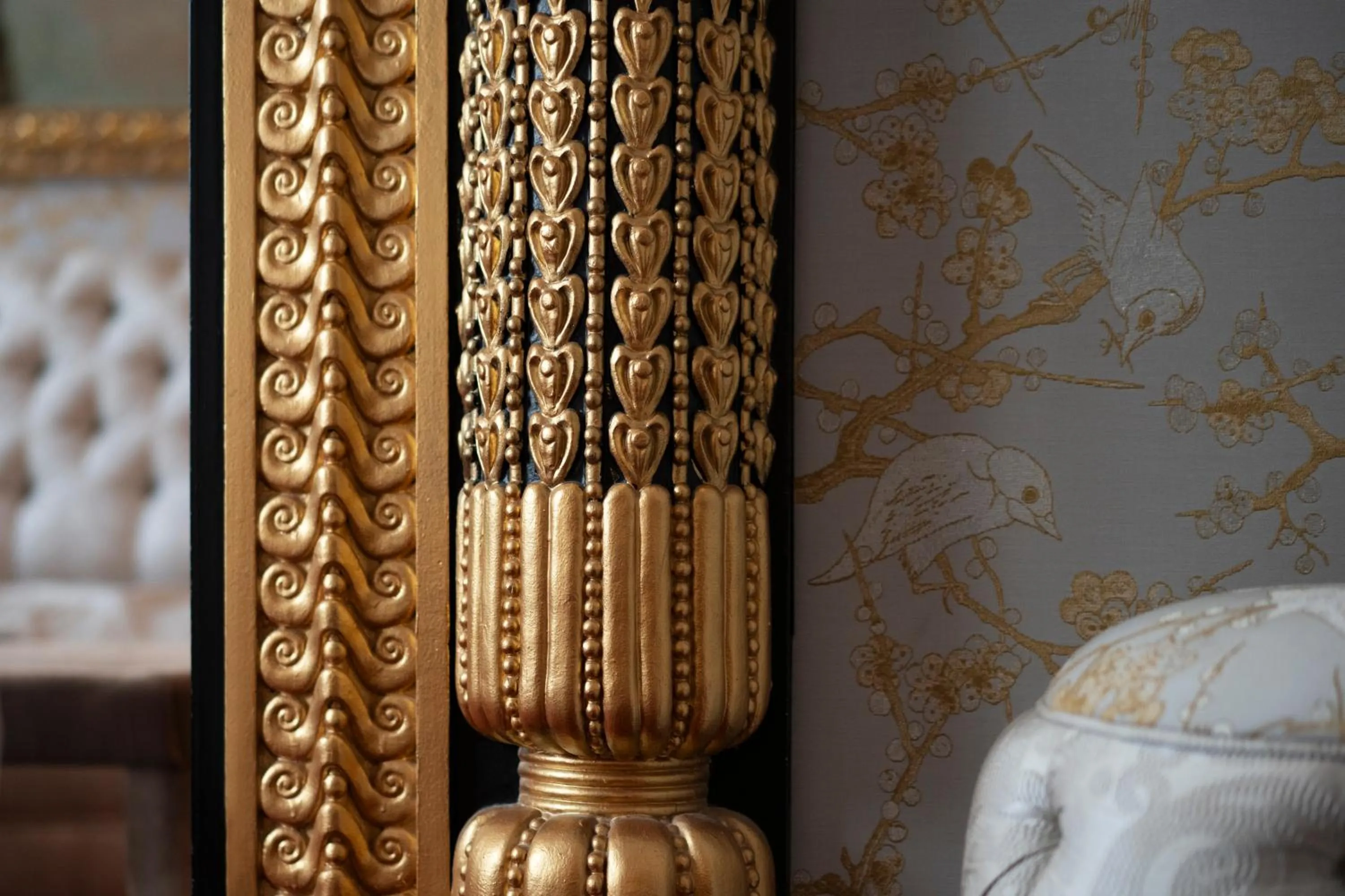 Decorative detail in Maison Souquet, Hotel & Spa