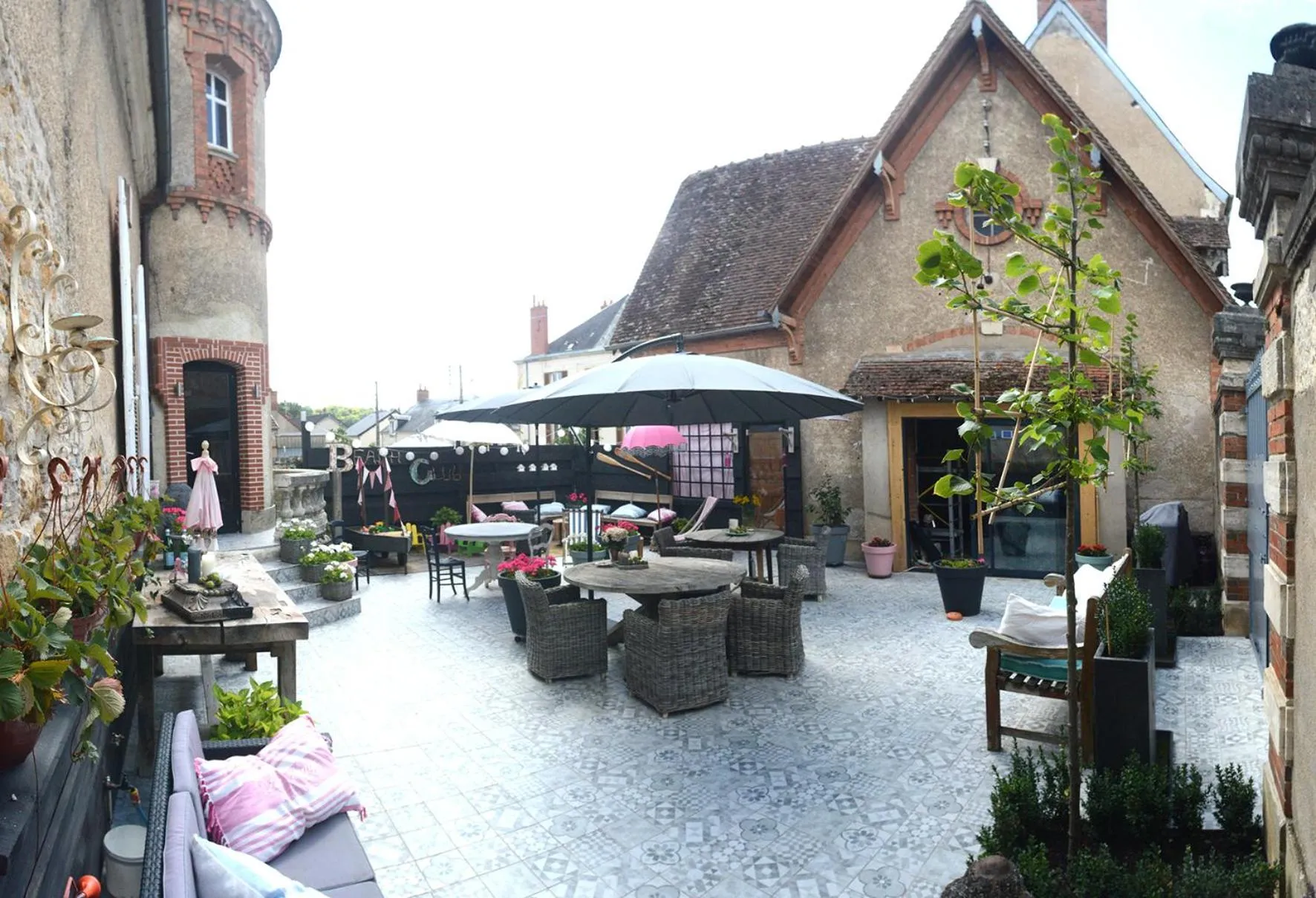 Balcony/Terrace in Boutique Hotel B&B Fleurie