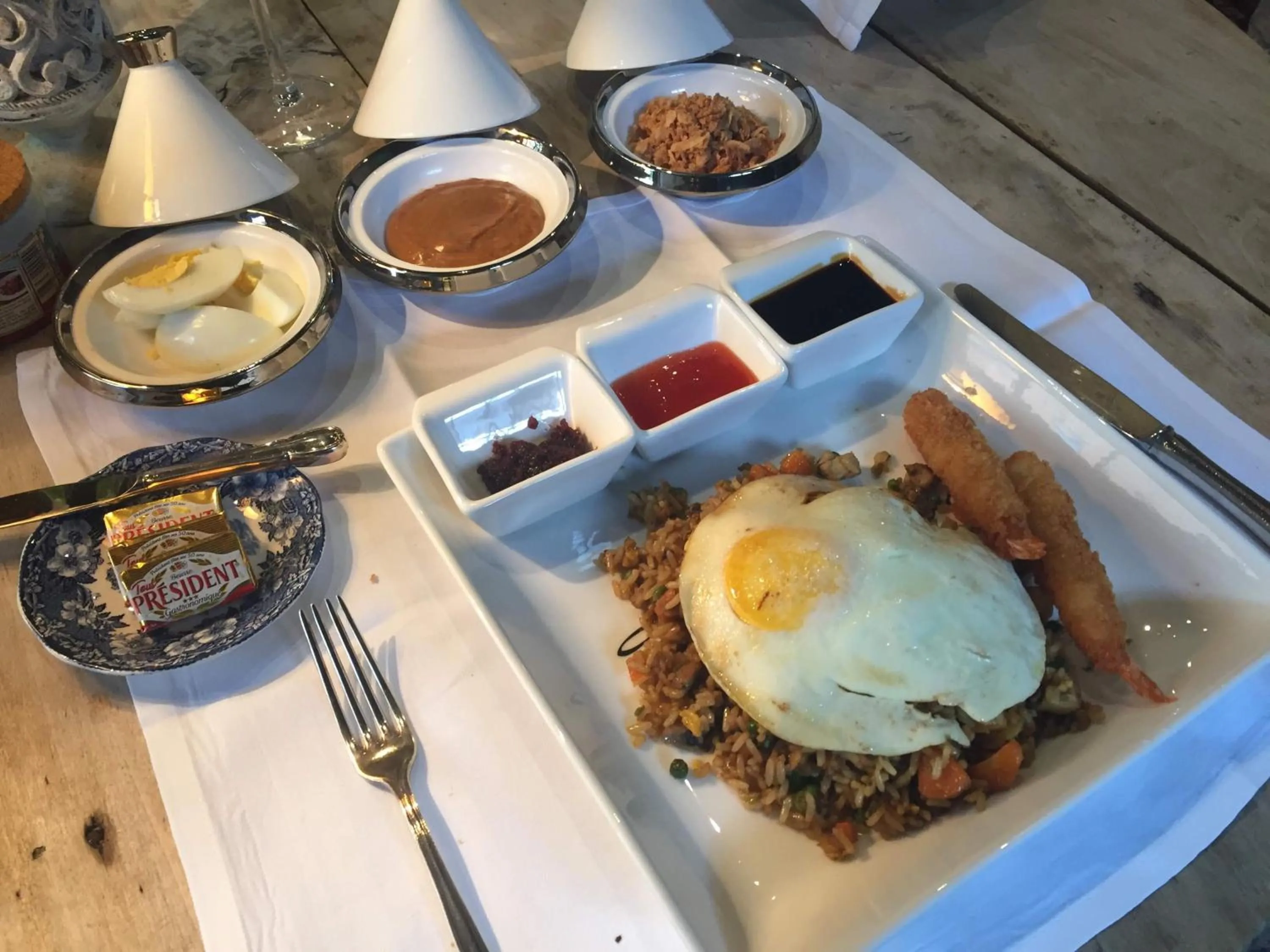 Food close-up in Boutique Hotel B&B Fleurie