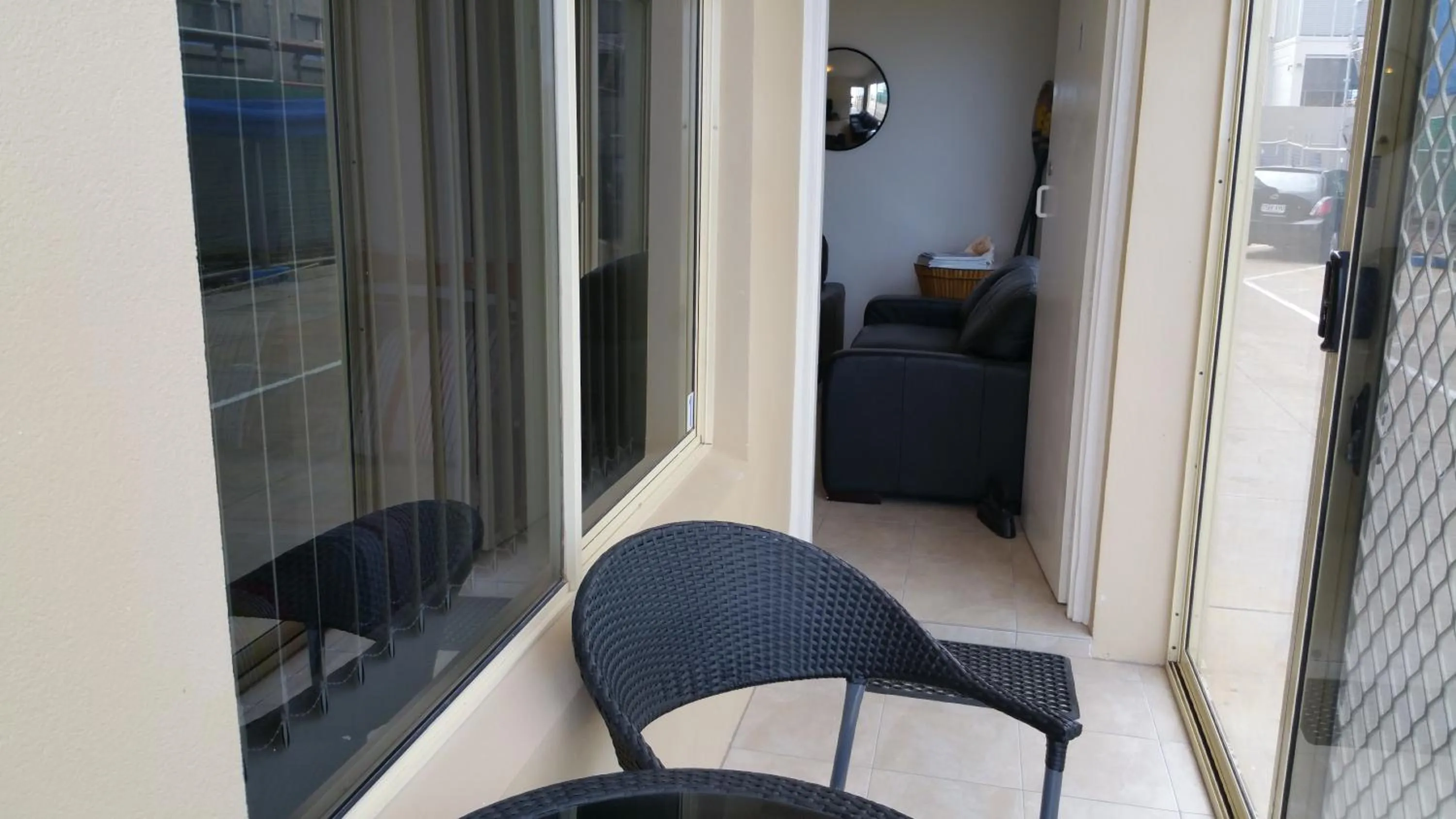 Balcony/Terrace in Acaill Accommodation Esplanade Living Self Check-In Self Check-Out