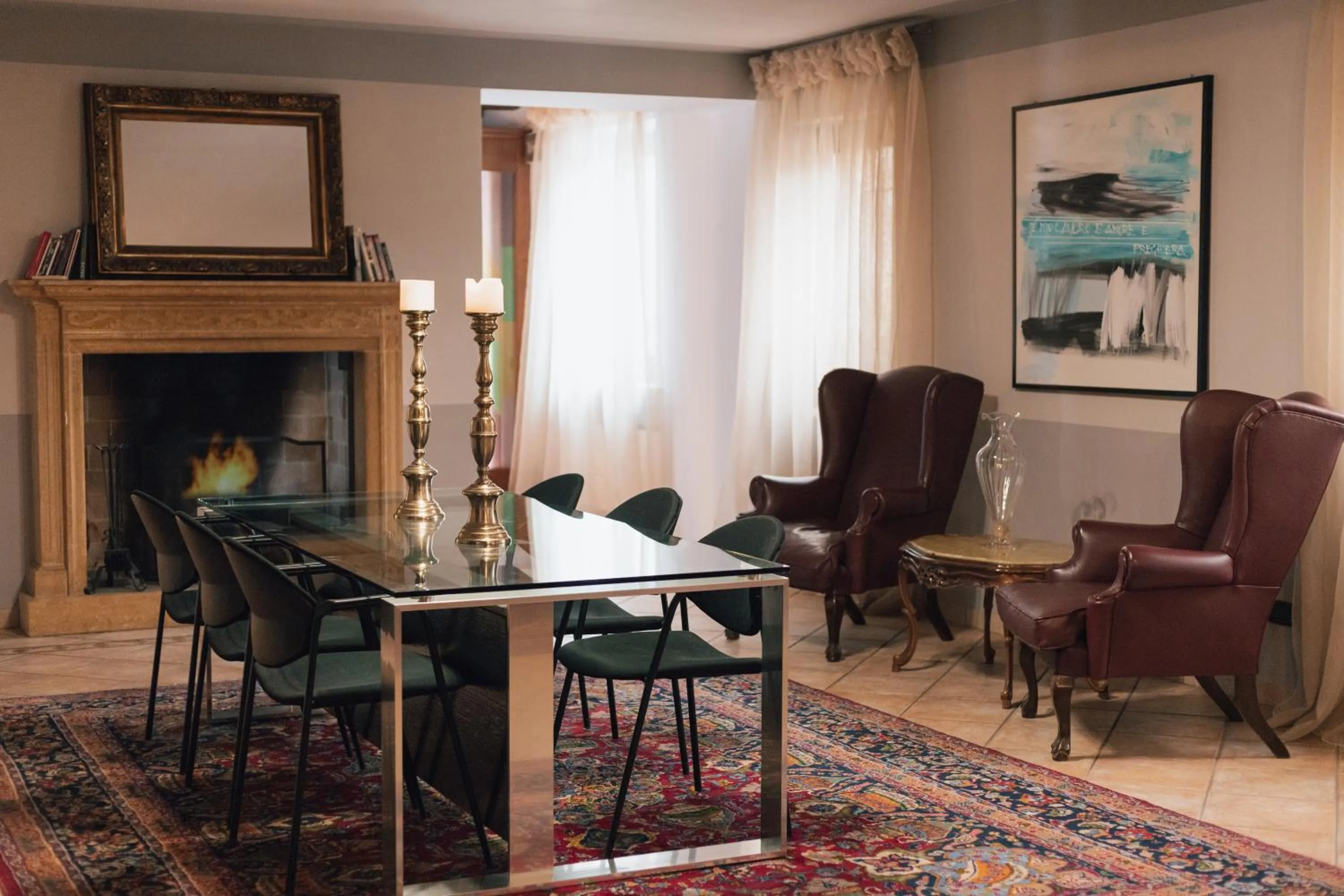 Living room in Hotel Gattopardo