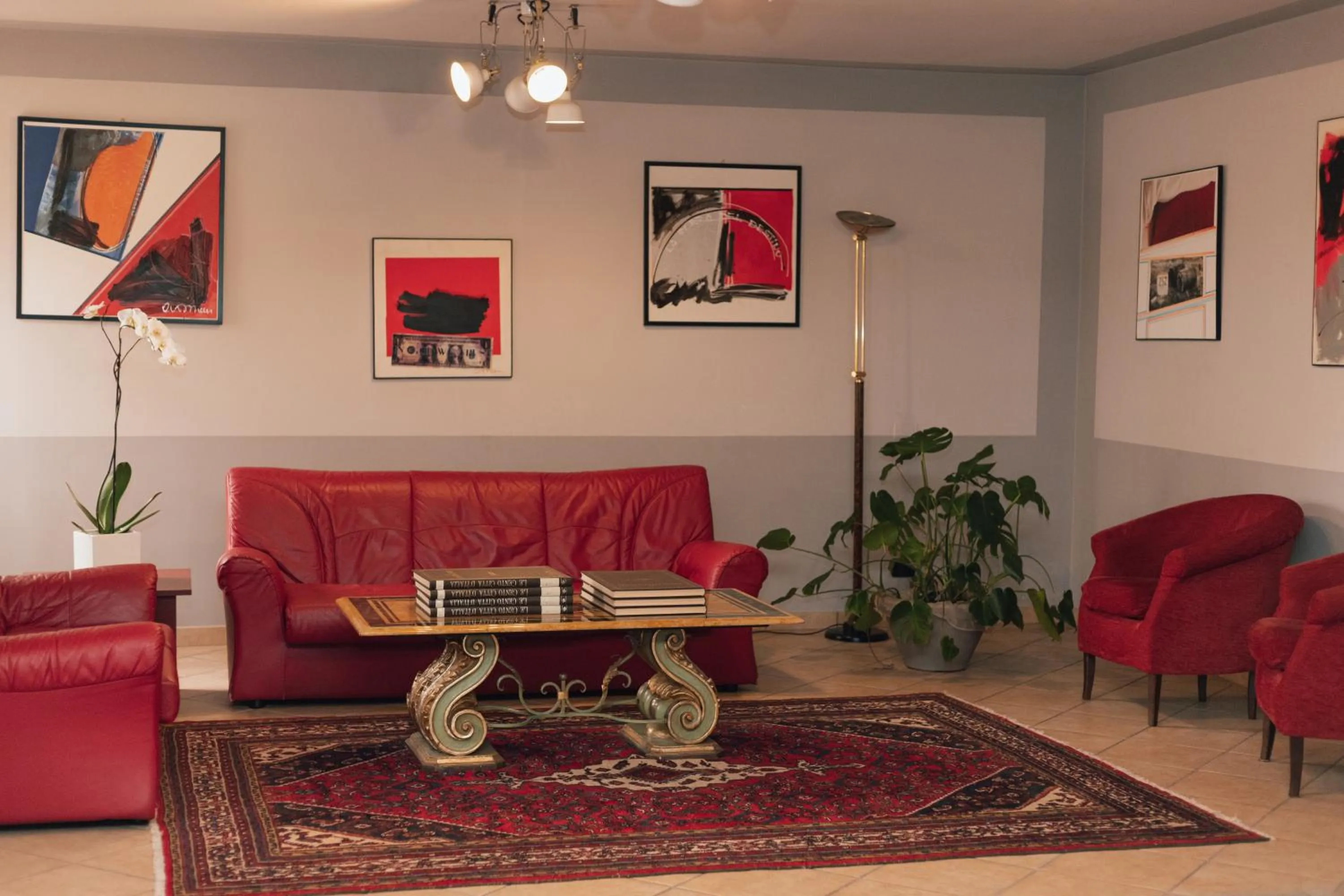 Living room in Hotel Gattopardo