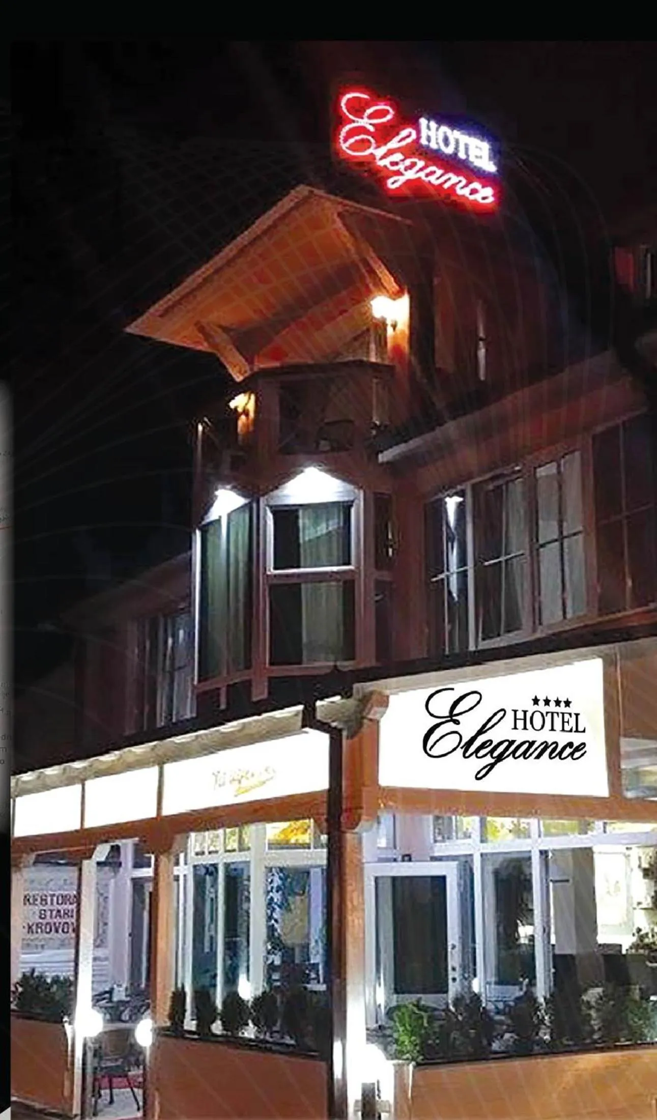 Facade/entrance in Hotel Elegance