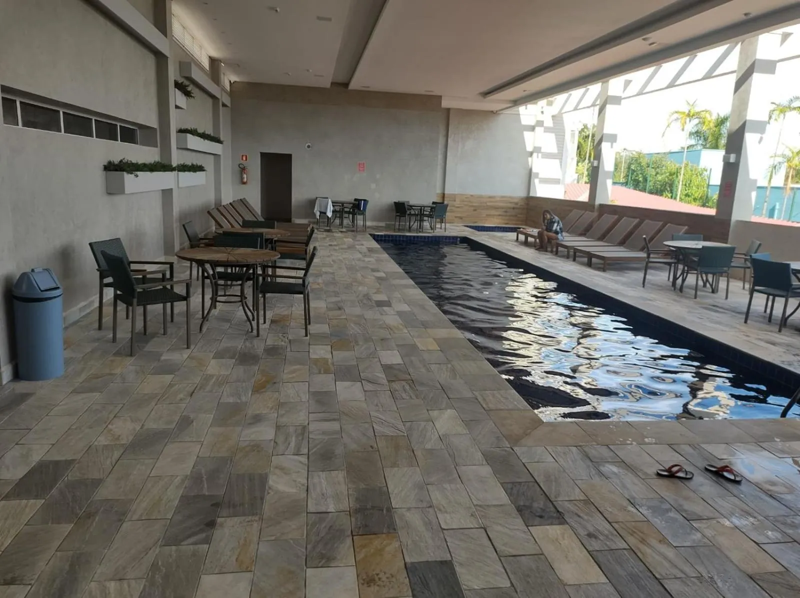 Swimming pool in São Pedro Thermas Resort