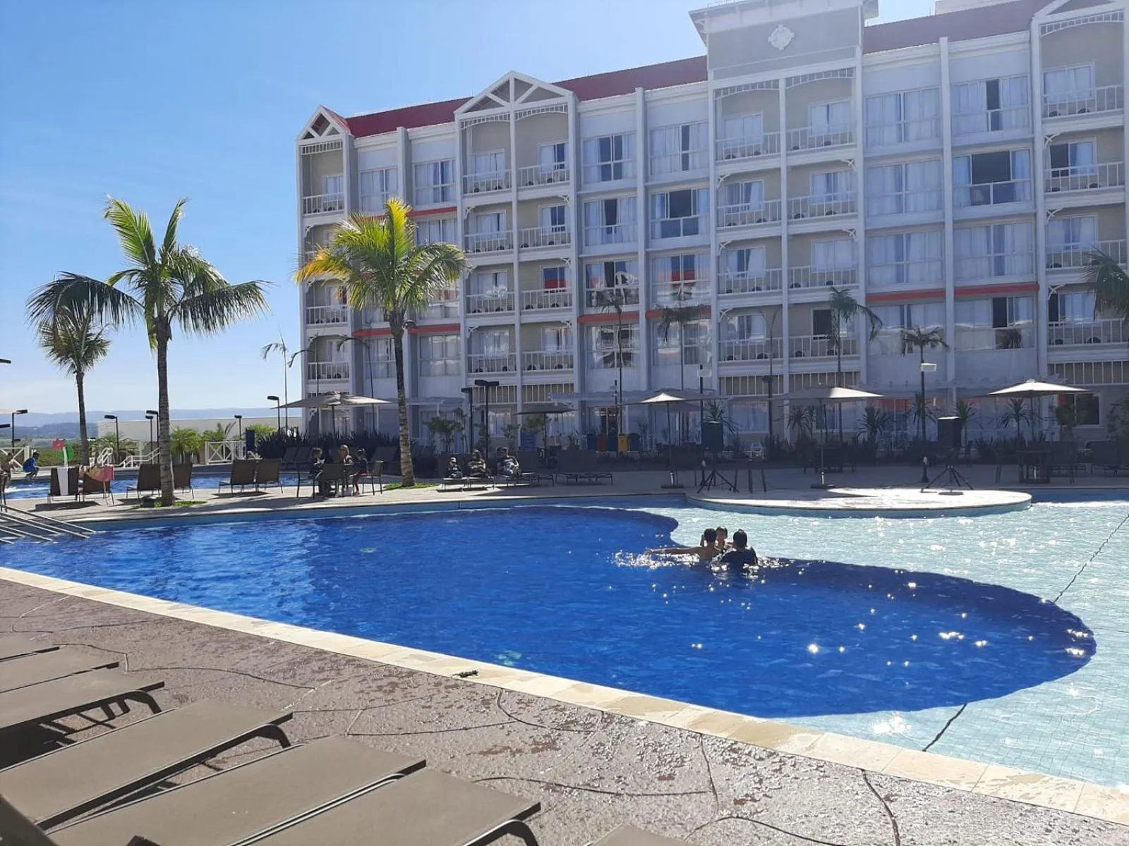 Swimming pool in São Pedro Thermas Resort