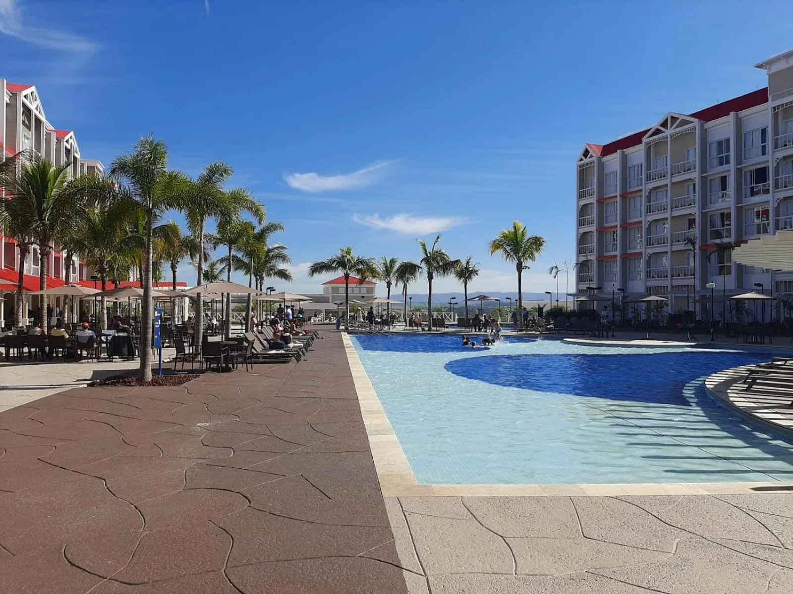 Pool view in São Pedro Thermas Resort