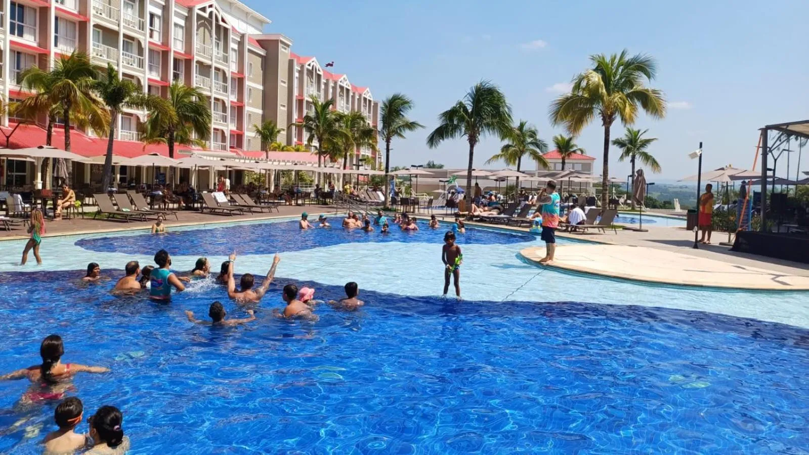 Swimming pool in São Pedro Thermas Resort