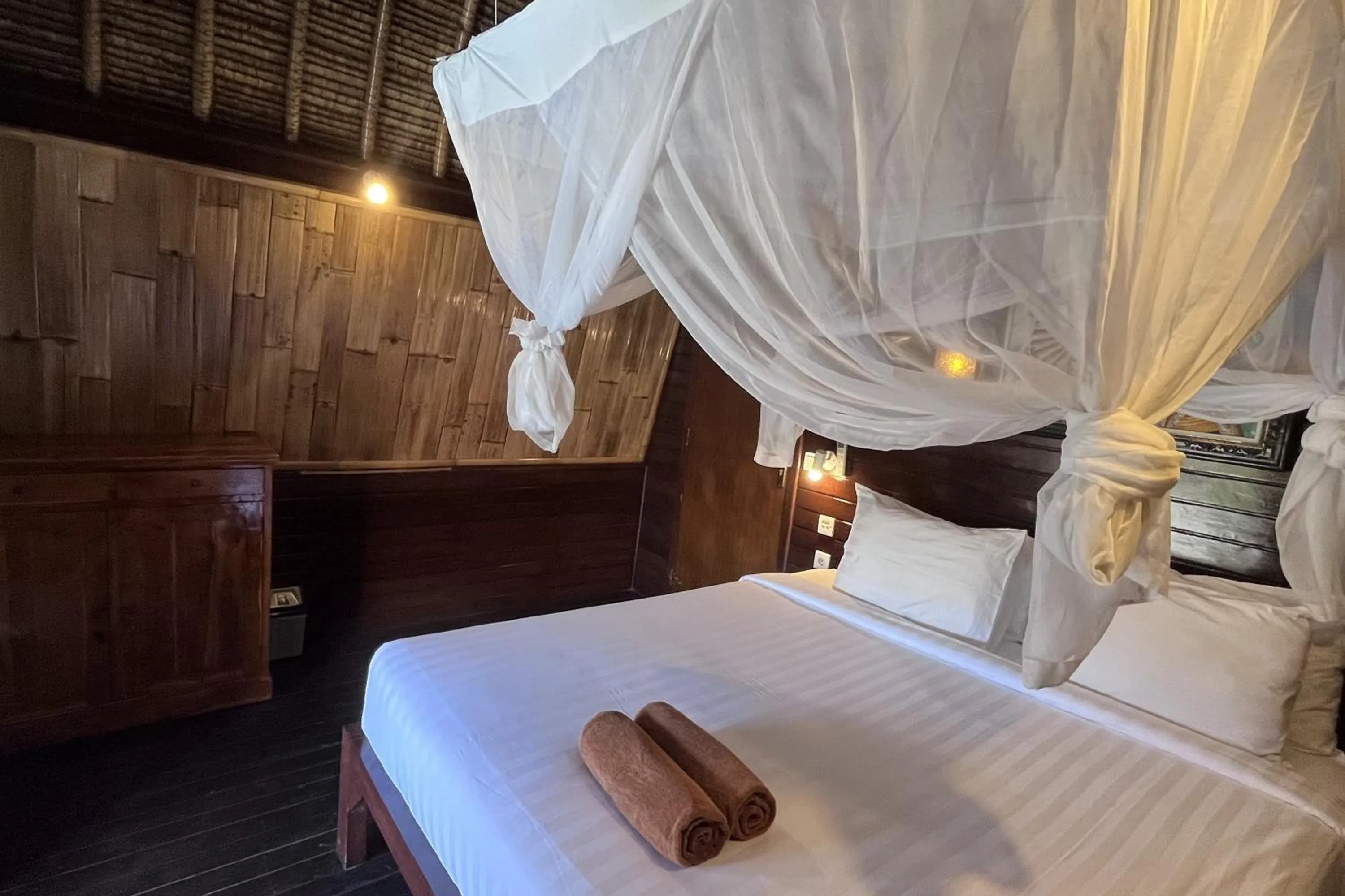 Bed in Rama Garden Lembongan