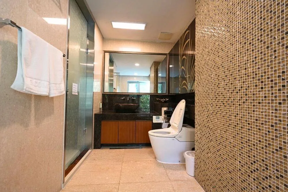 Toilet in Le comte bleu