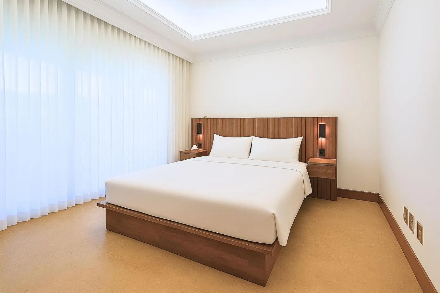 Bedroom, Bed in Le comte bleu