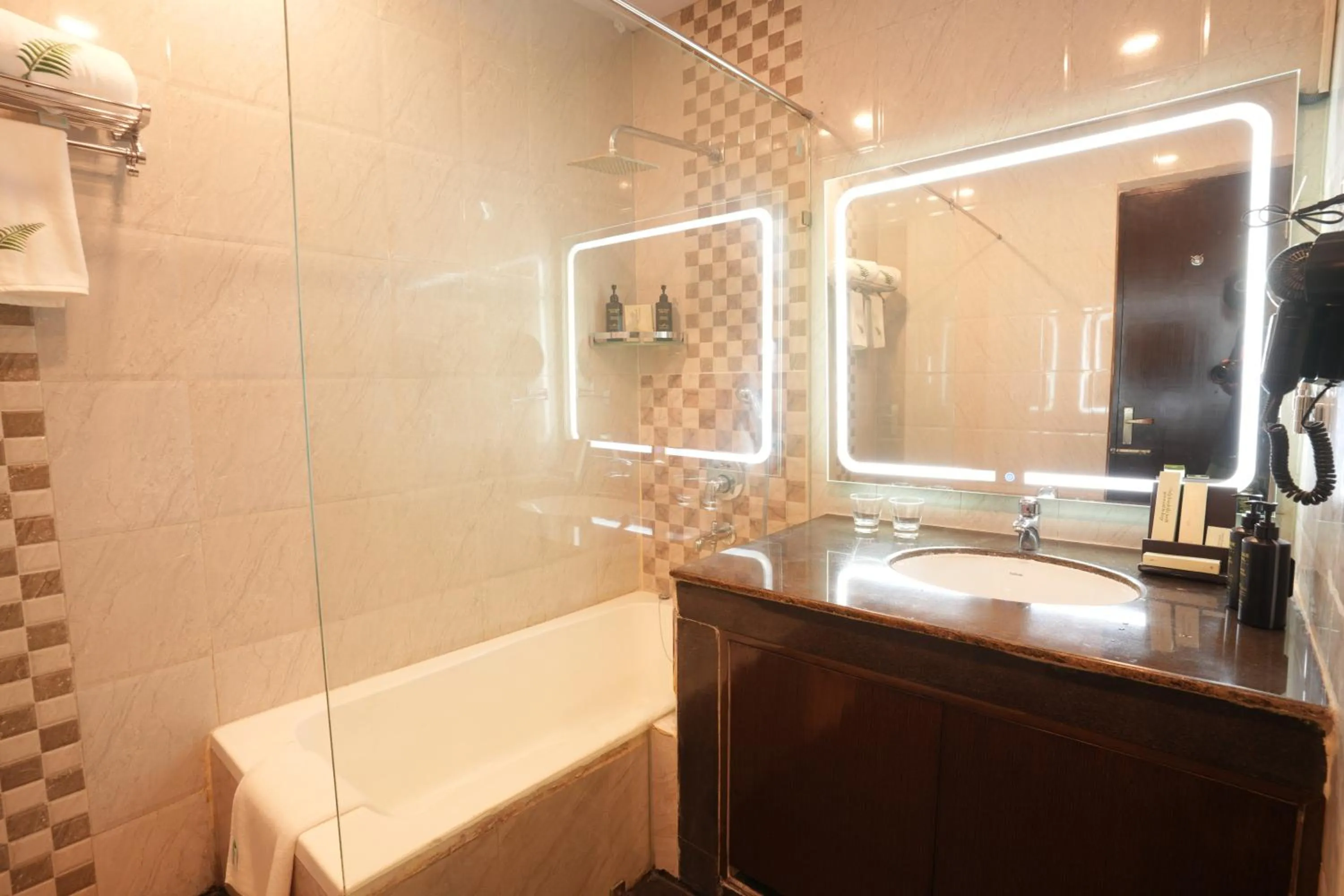 Bathroom in The Fern Residency, Bodhgaya, Series by Marriott