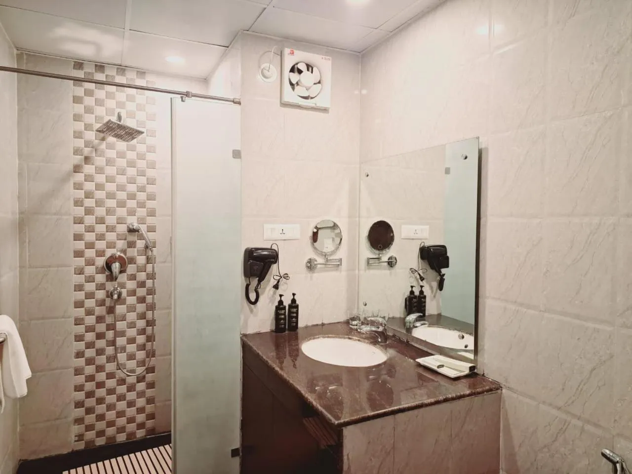 Bathroom in The Fern Residency, Bodhgaya, Series by Marriott