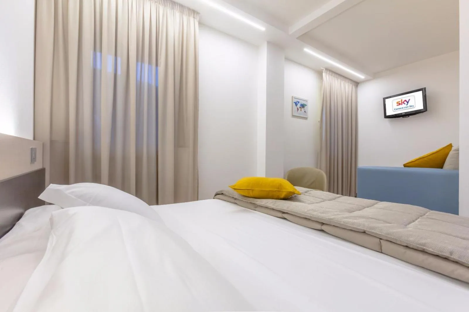 Bedroom, Bed in Hotel Miletto