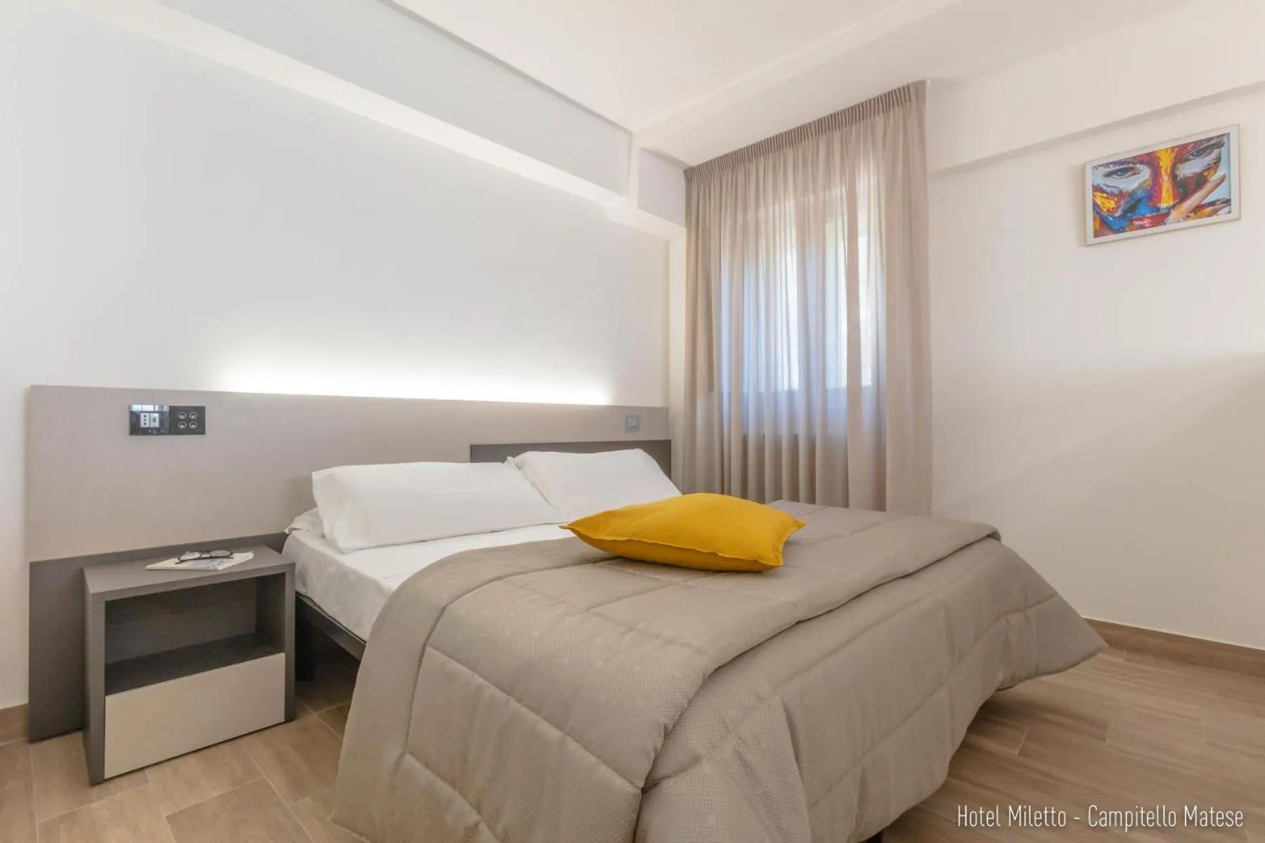 Bedroom, Bed in Hotel Miletto