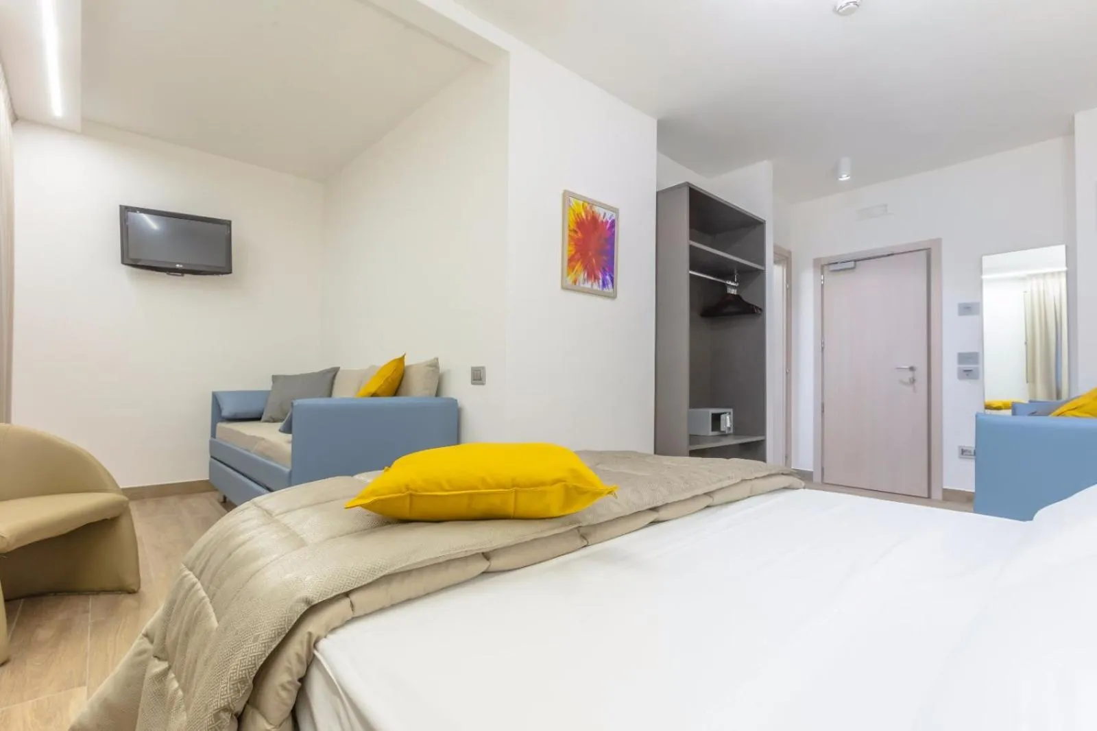 Bedroom, Bed in Hotel Miletto