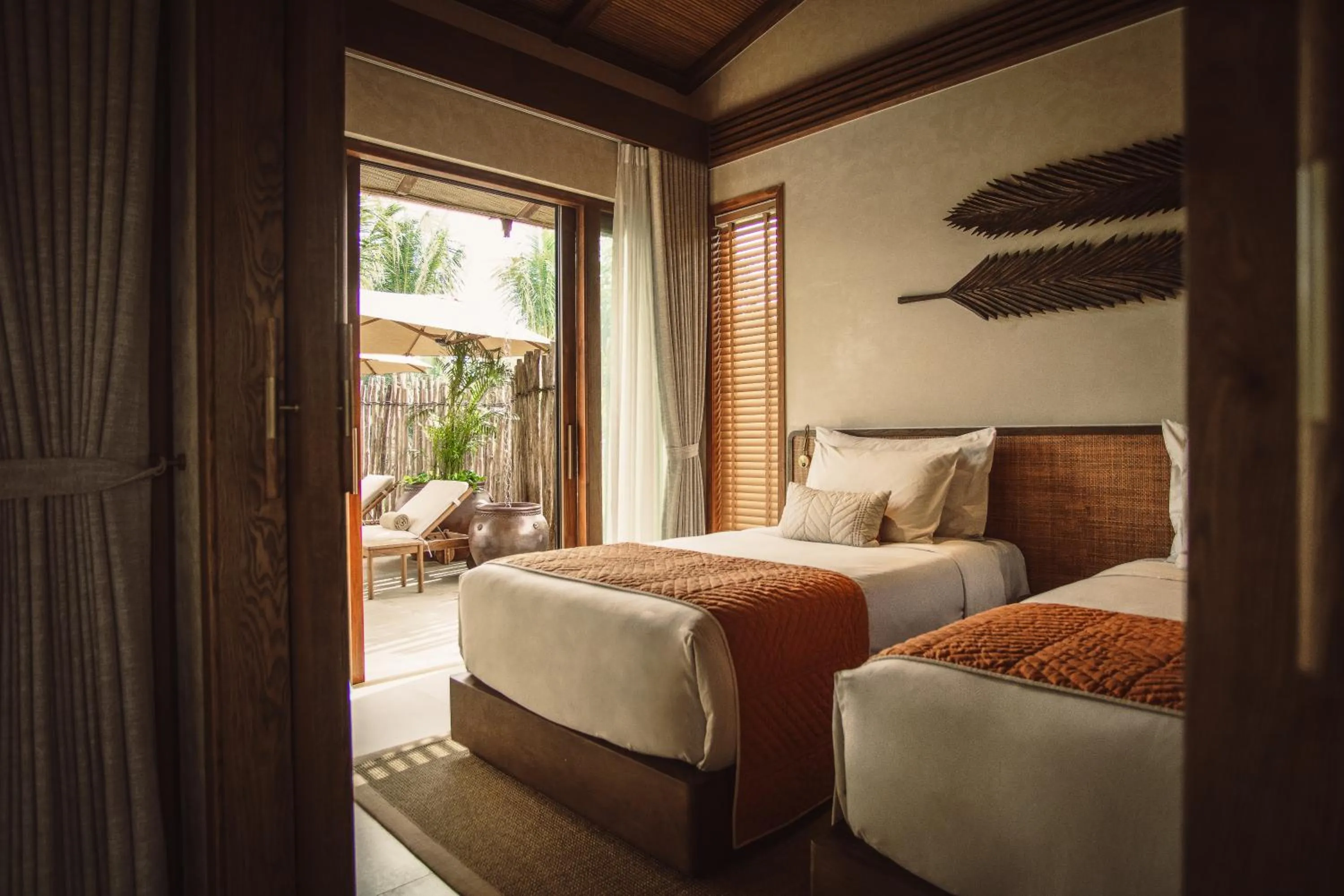 Bed in Namia River Retreat - Wellness Inclusive Resort
