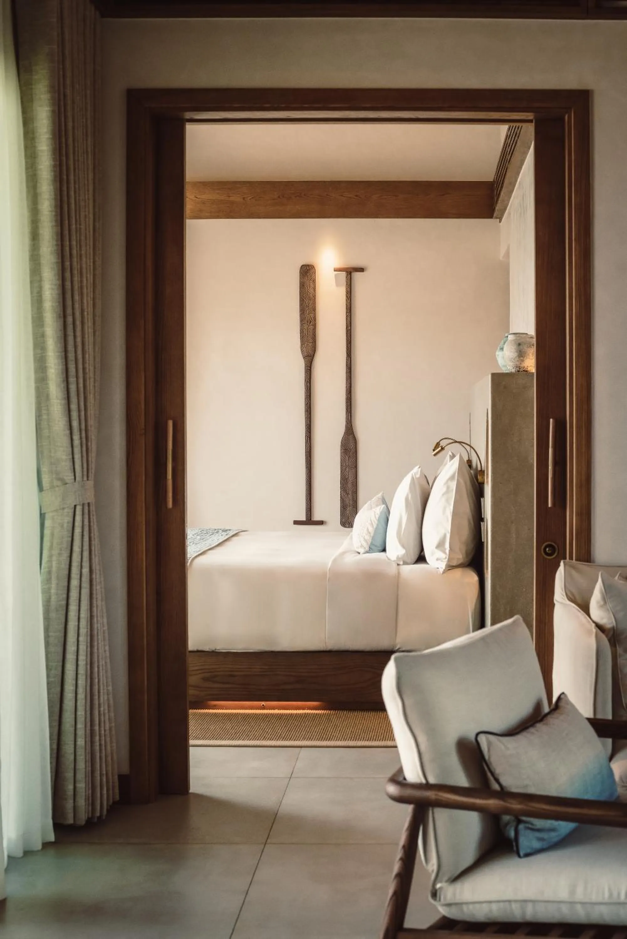 Bed in Namia River Retreat - Wellness Inclusive Resort