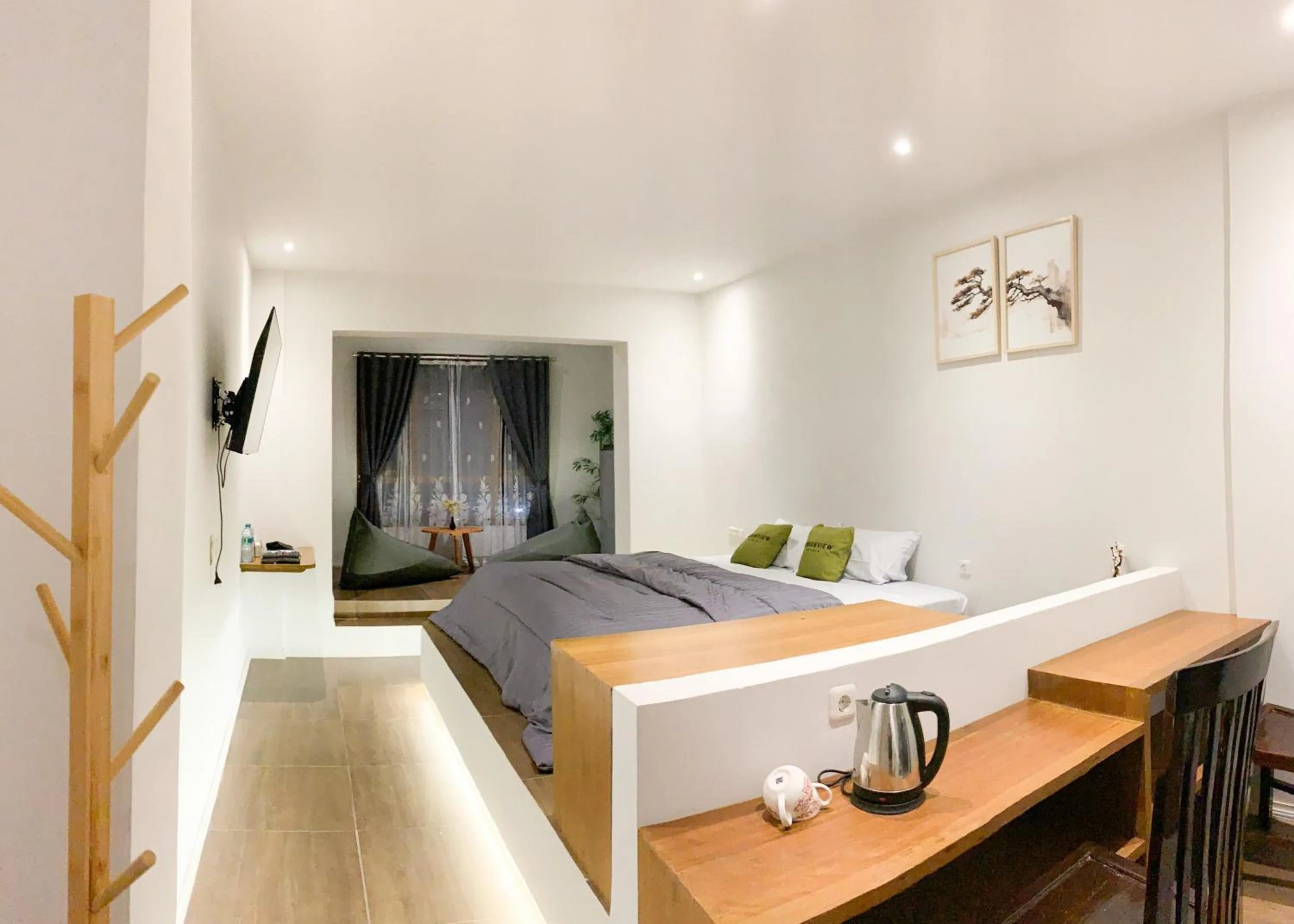 Bed in Urbanview House of IKIGAI