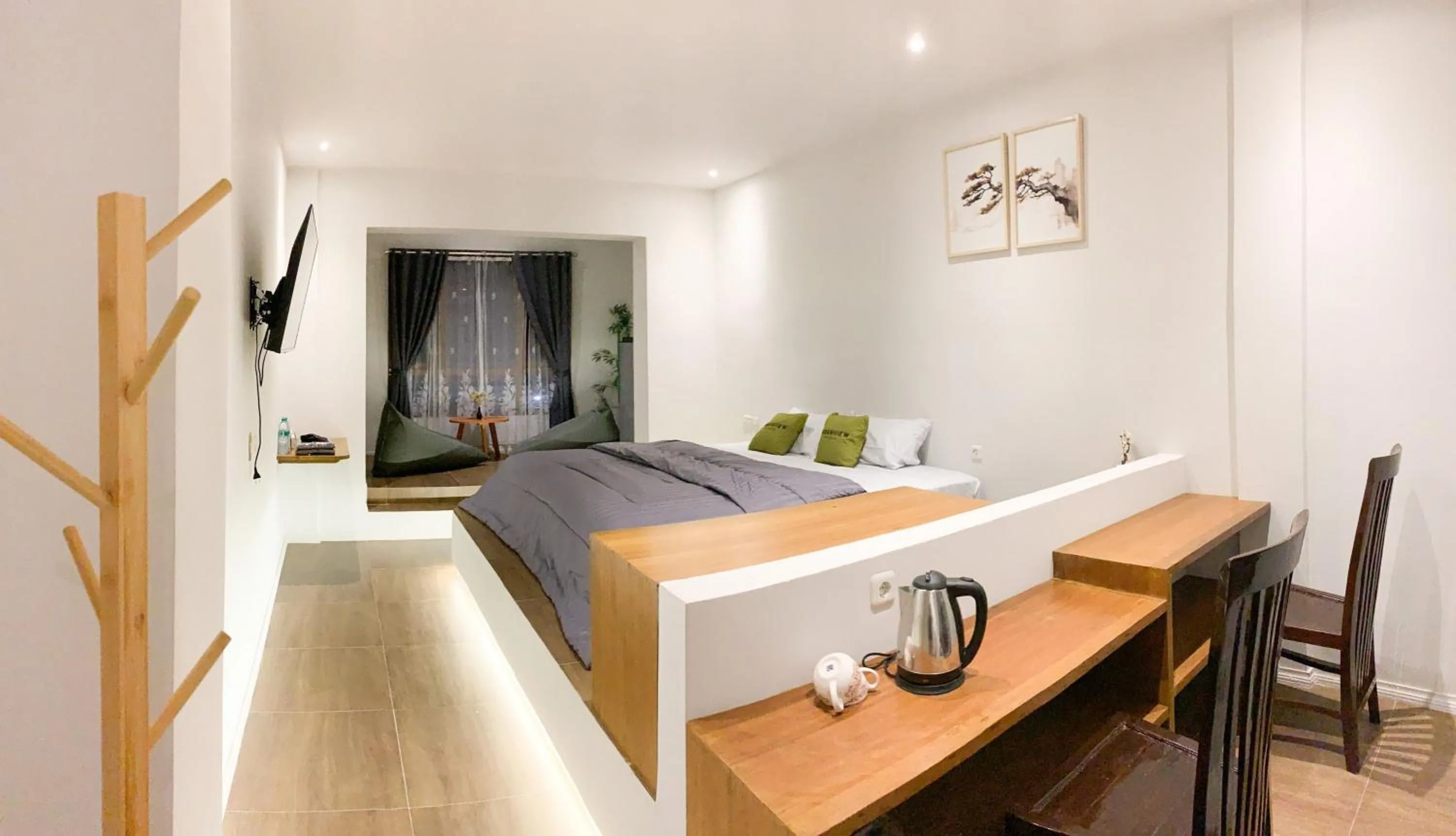 Bed in Urbanview House of IKIGAI