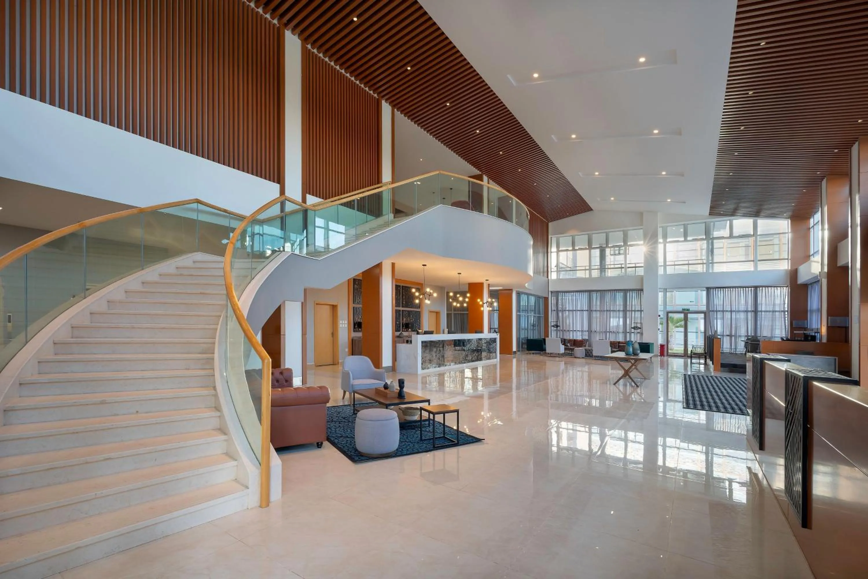 Lobby or reception in Protea Hotel by Marriott Lusaka International Airport