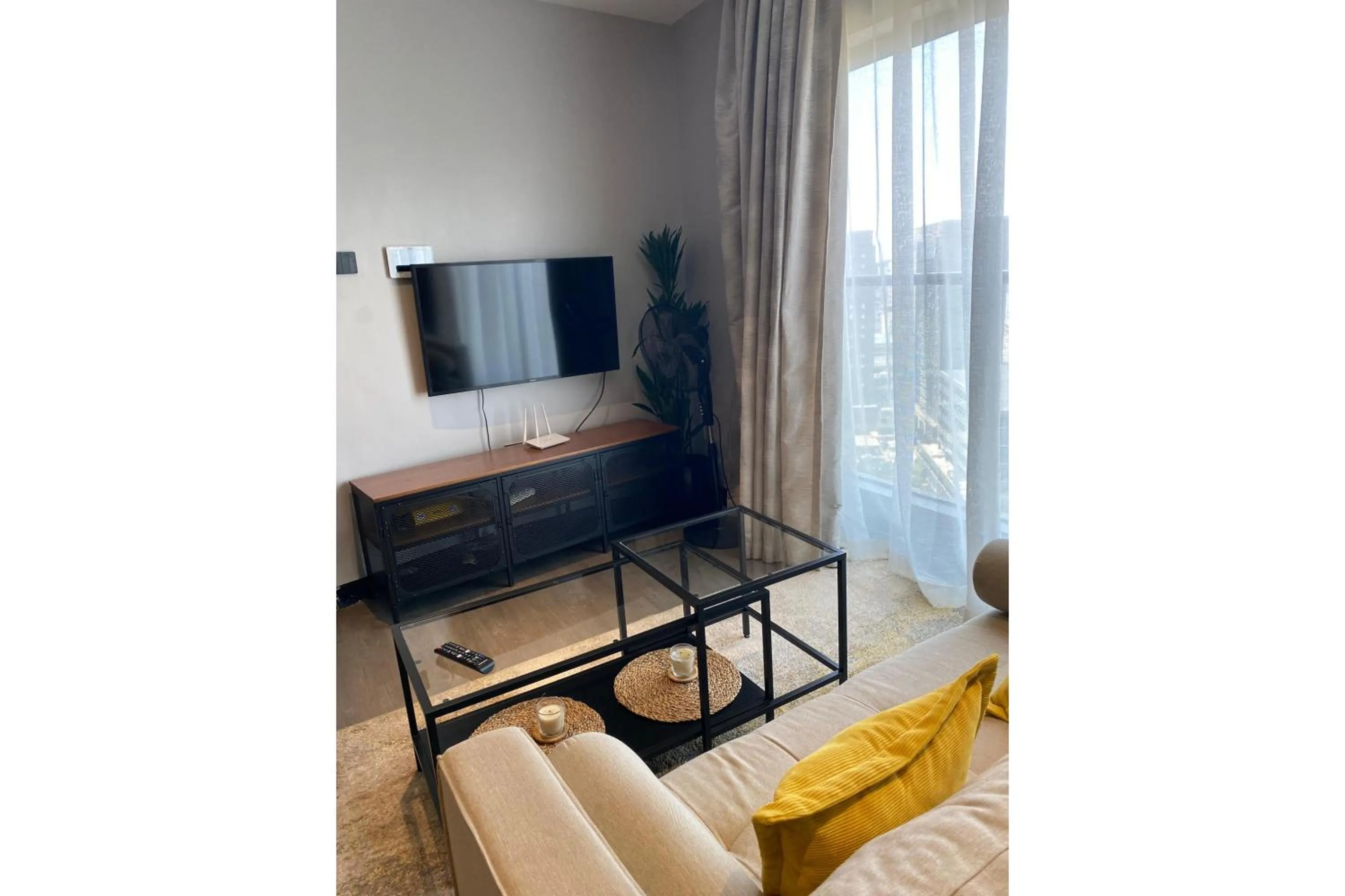 Living room in Escada Serviced Apartments