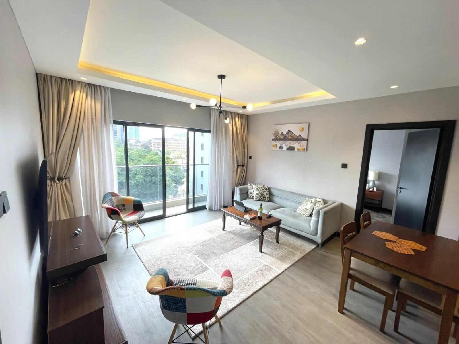 TV and multimedia in Escada Serviced Apartments