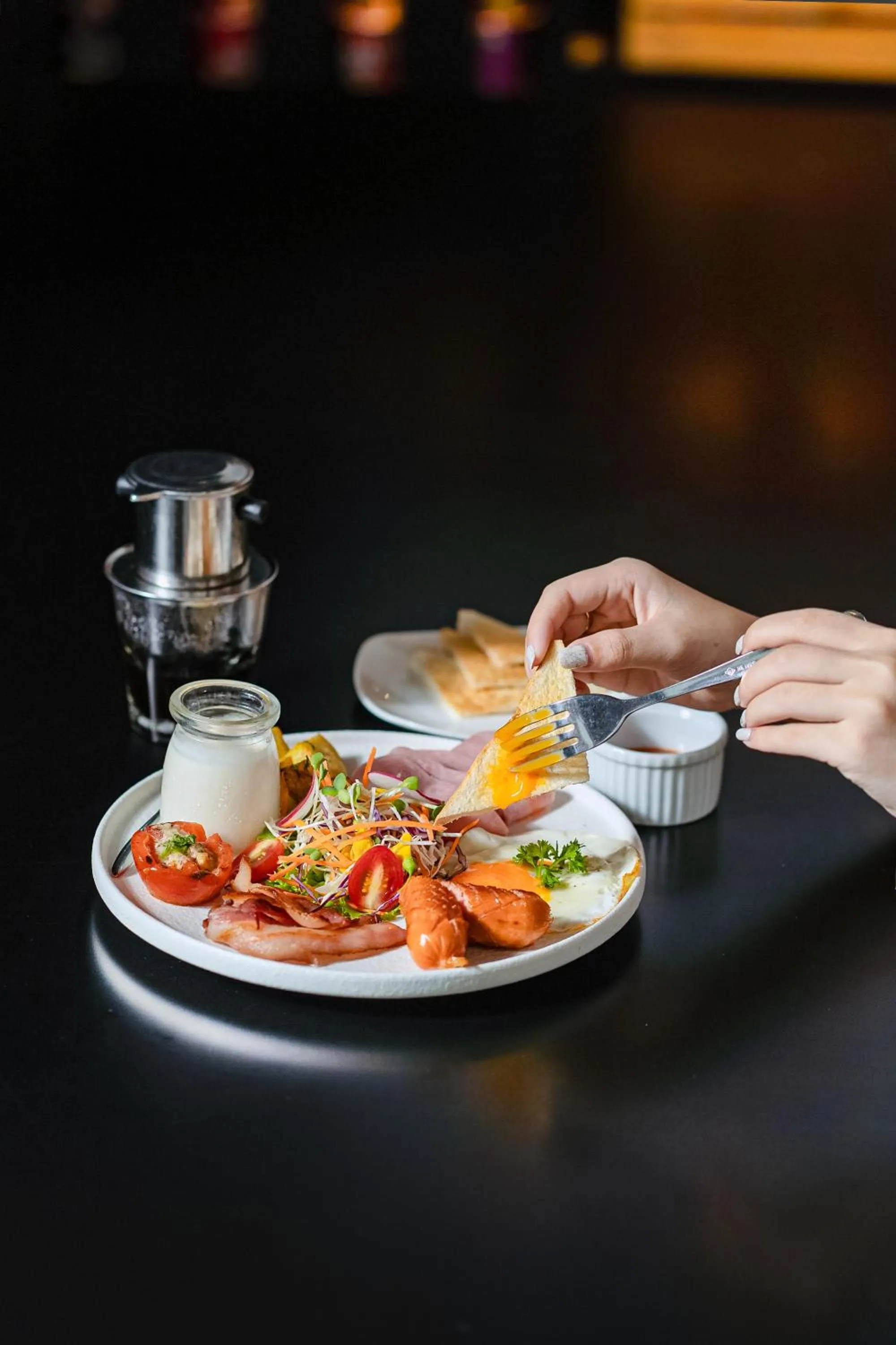 Breakfast in The Hammock Hotel Ben Thanh