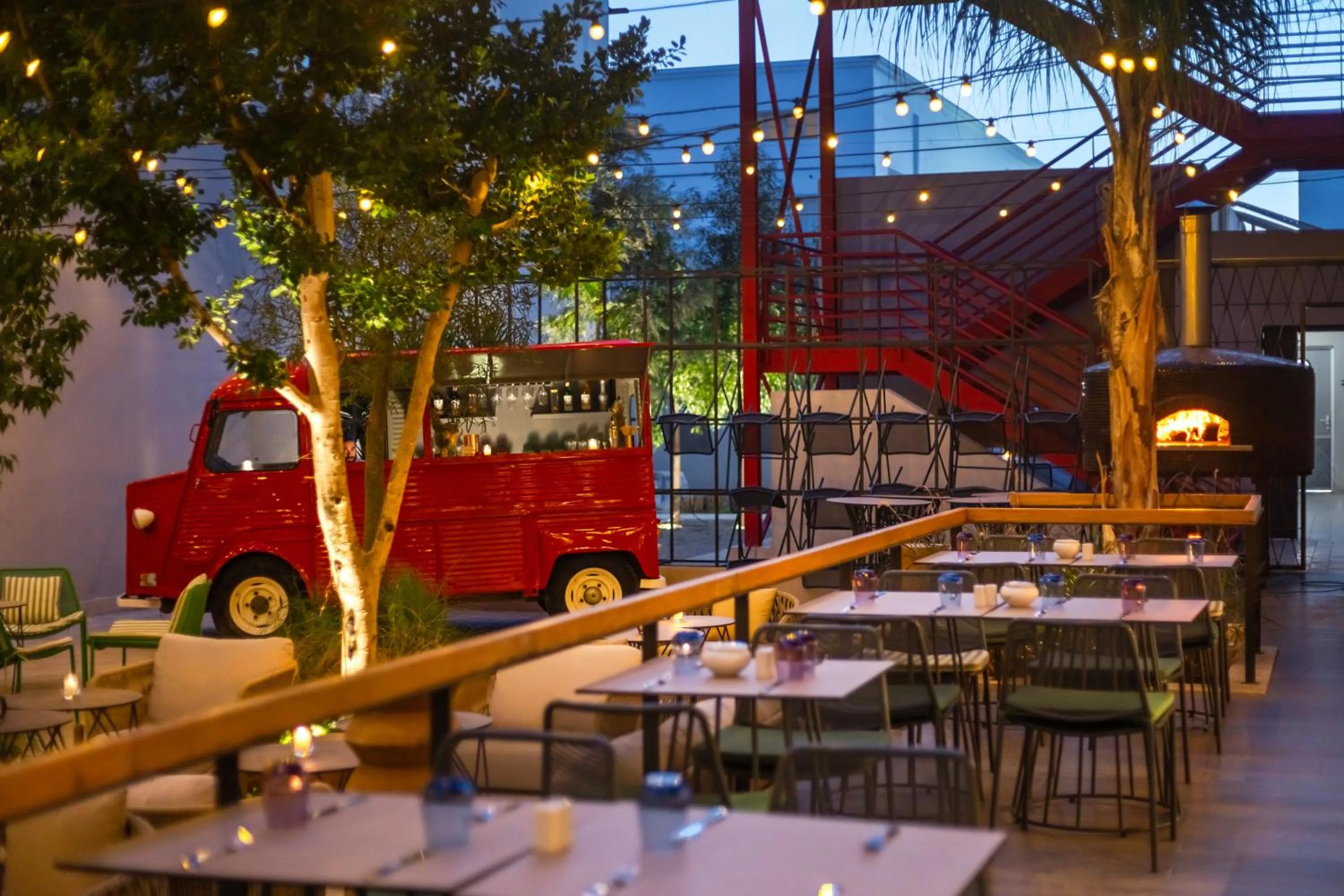 Patio in The NINE Lifestyle Experience