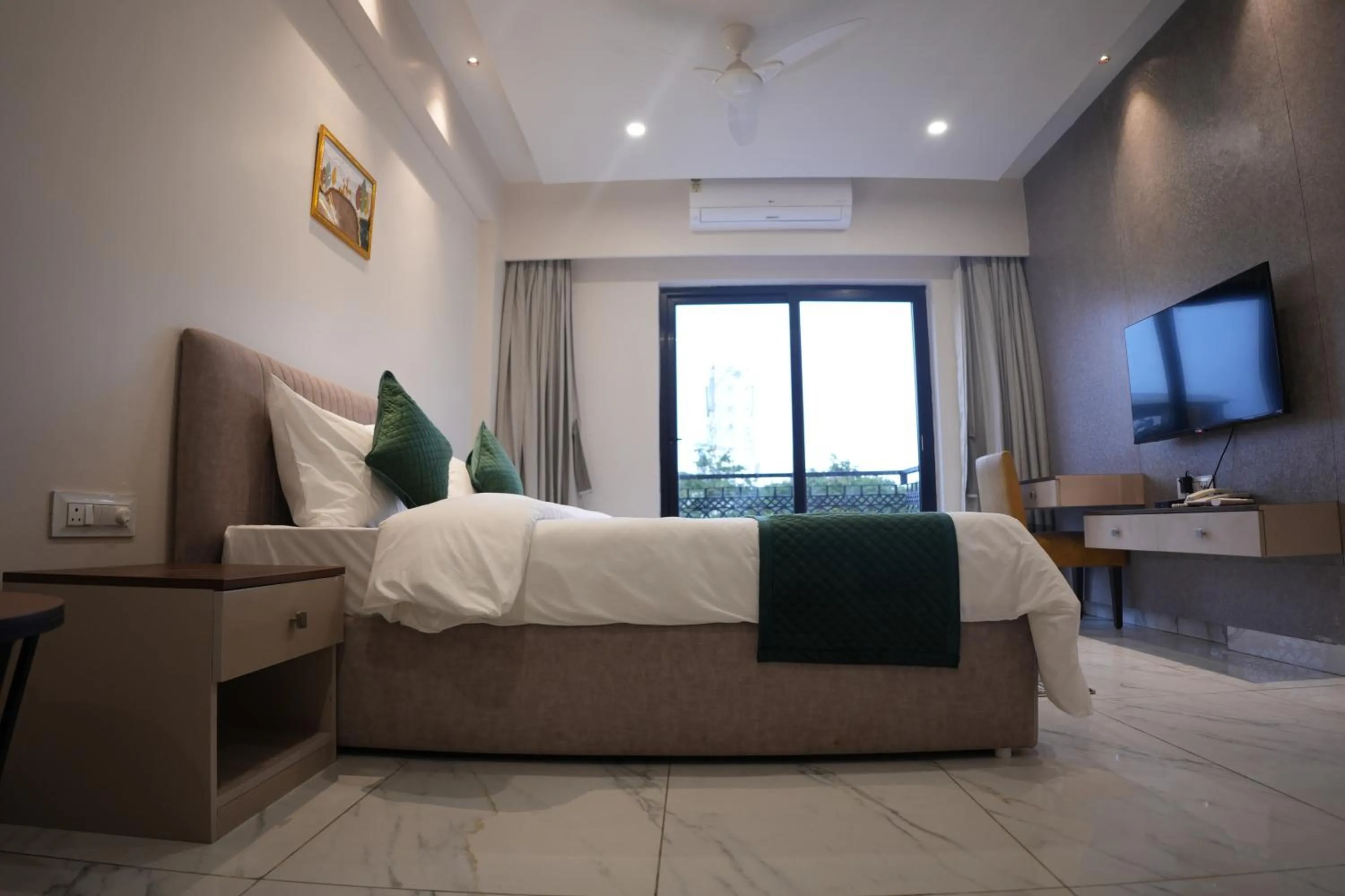 Bed in AK Castle Suites