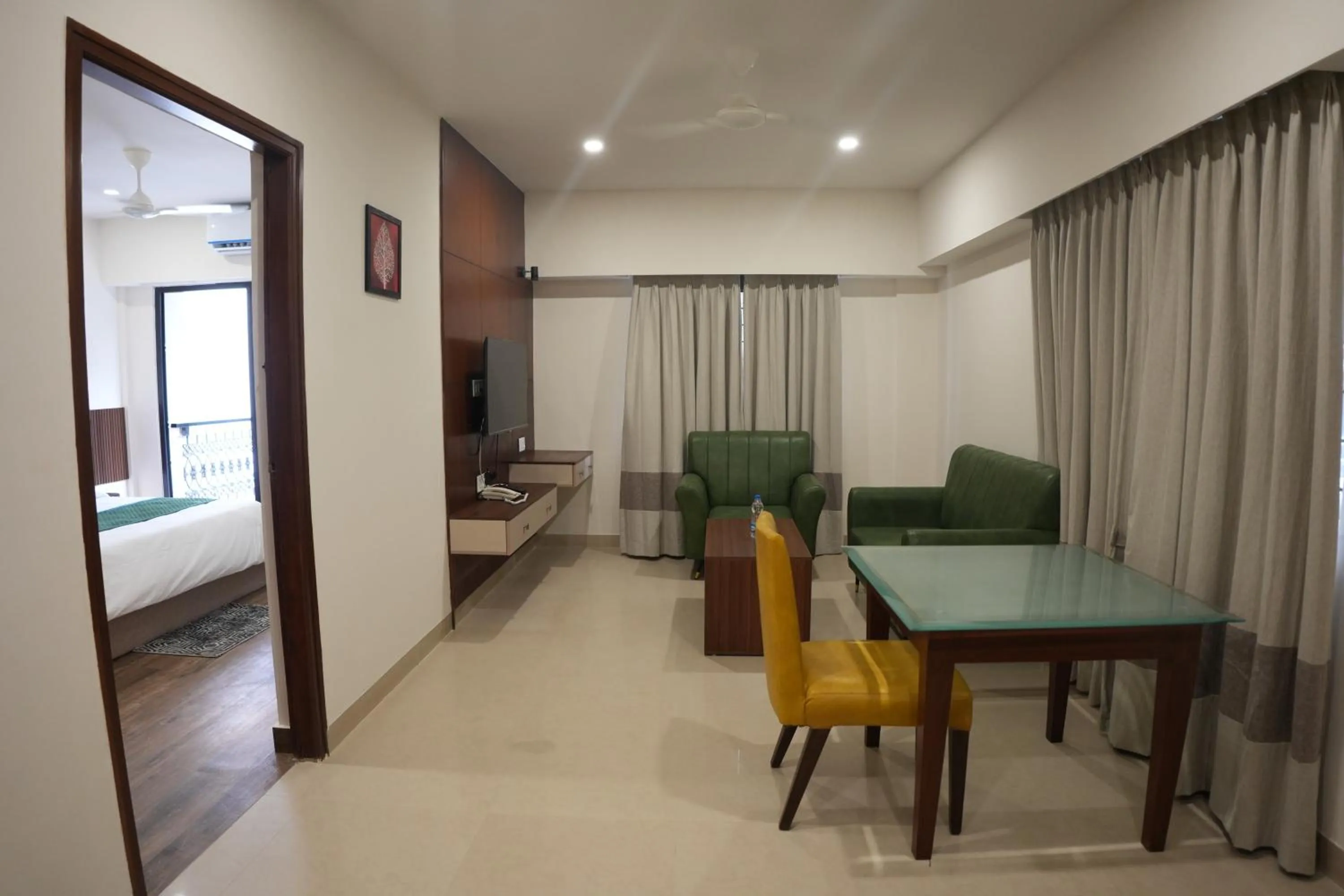 Bed in AK Castle Suites