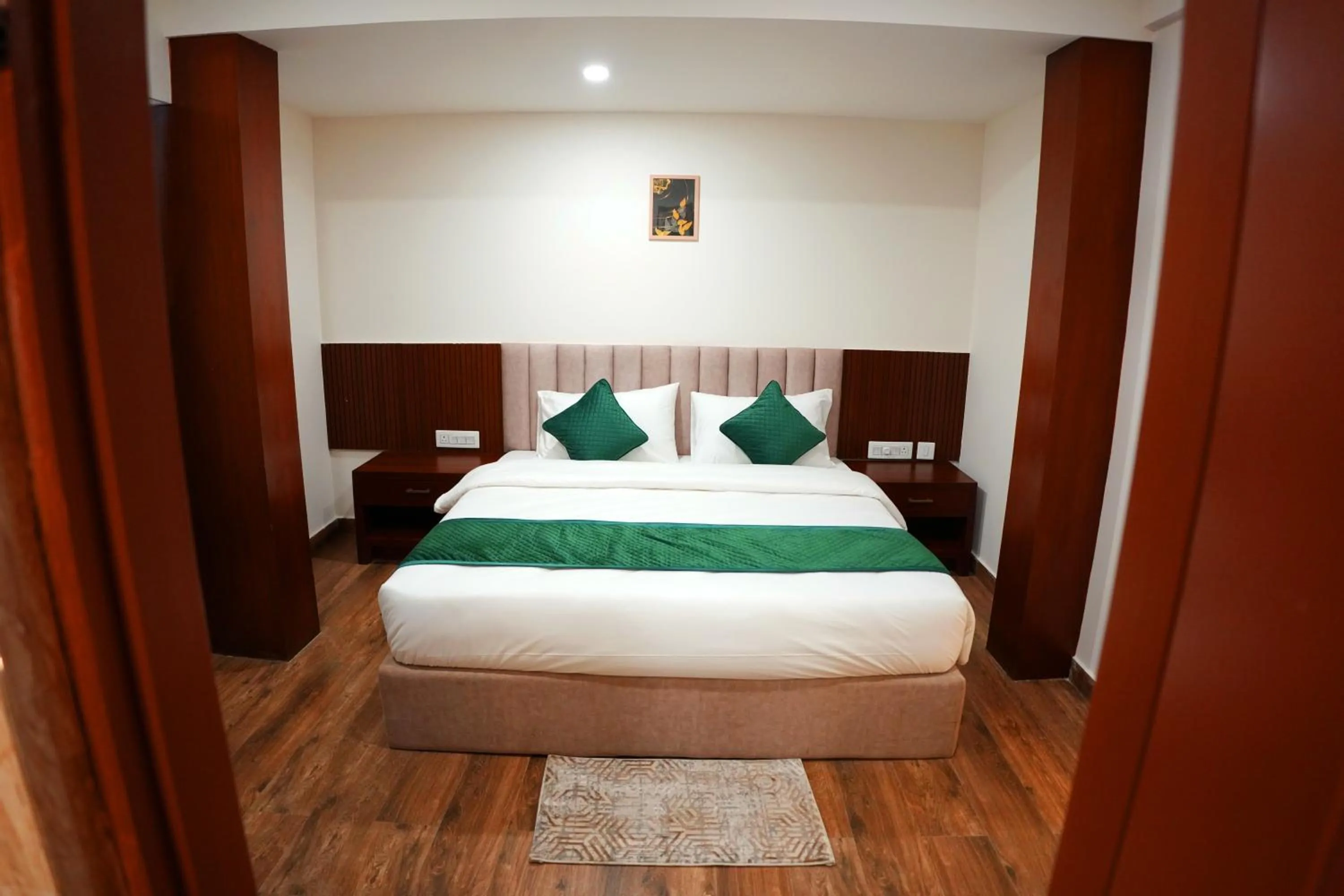 Bed in AK Castle Suites