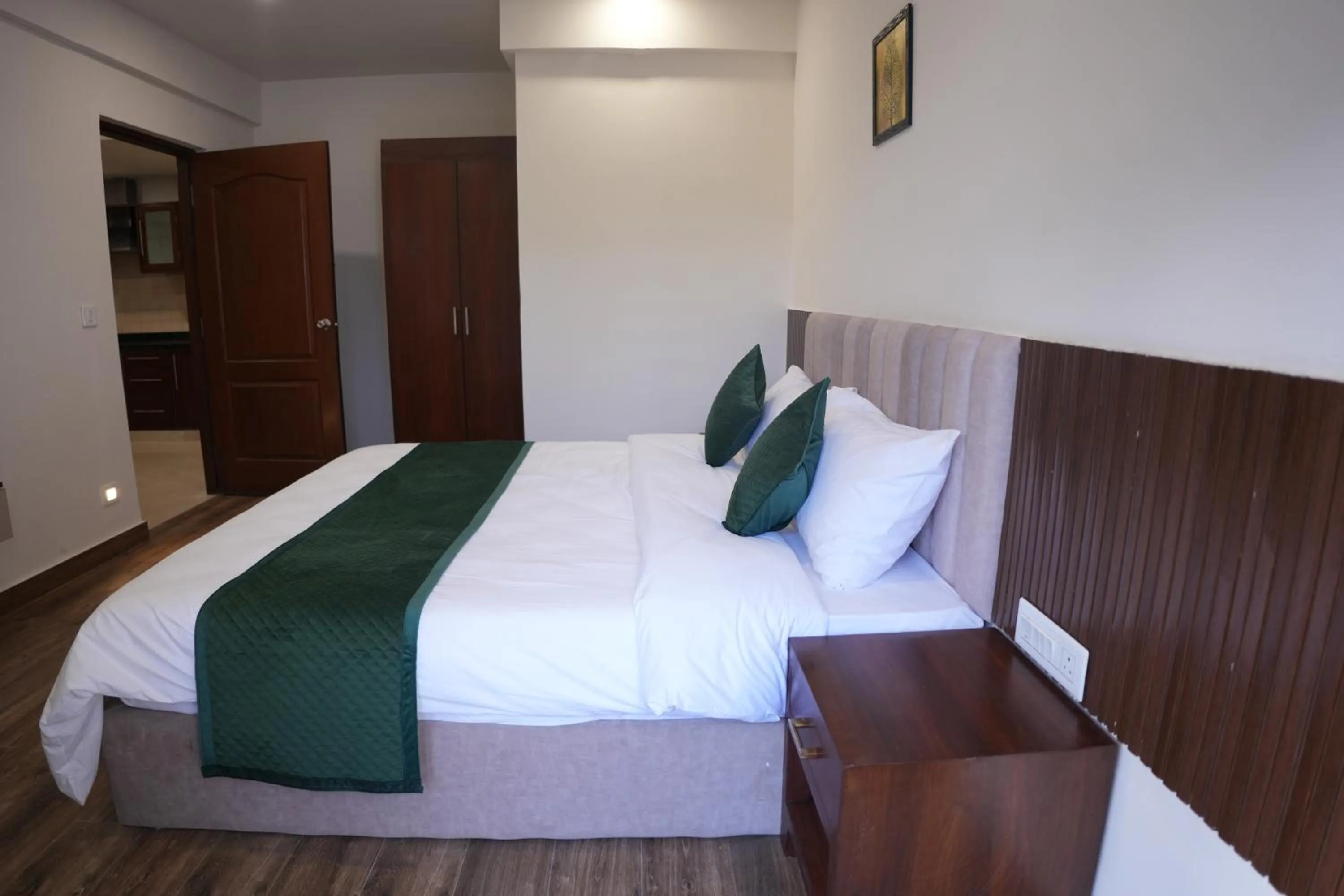 Bed in AK Castle Suites