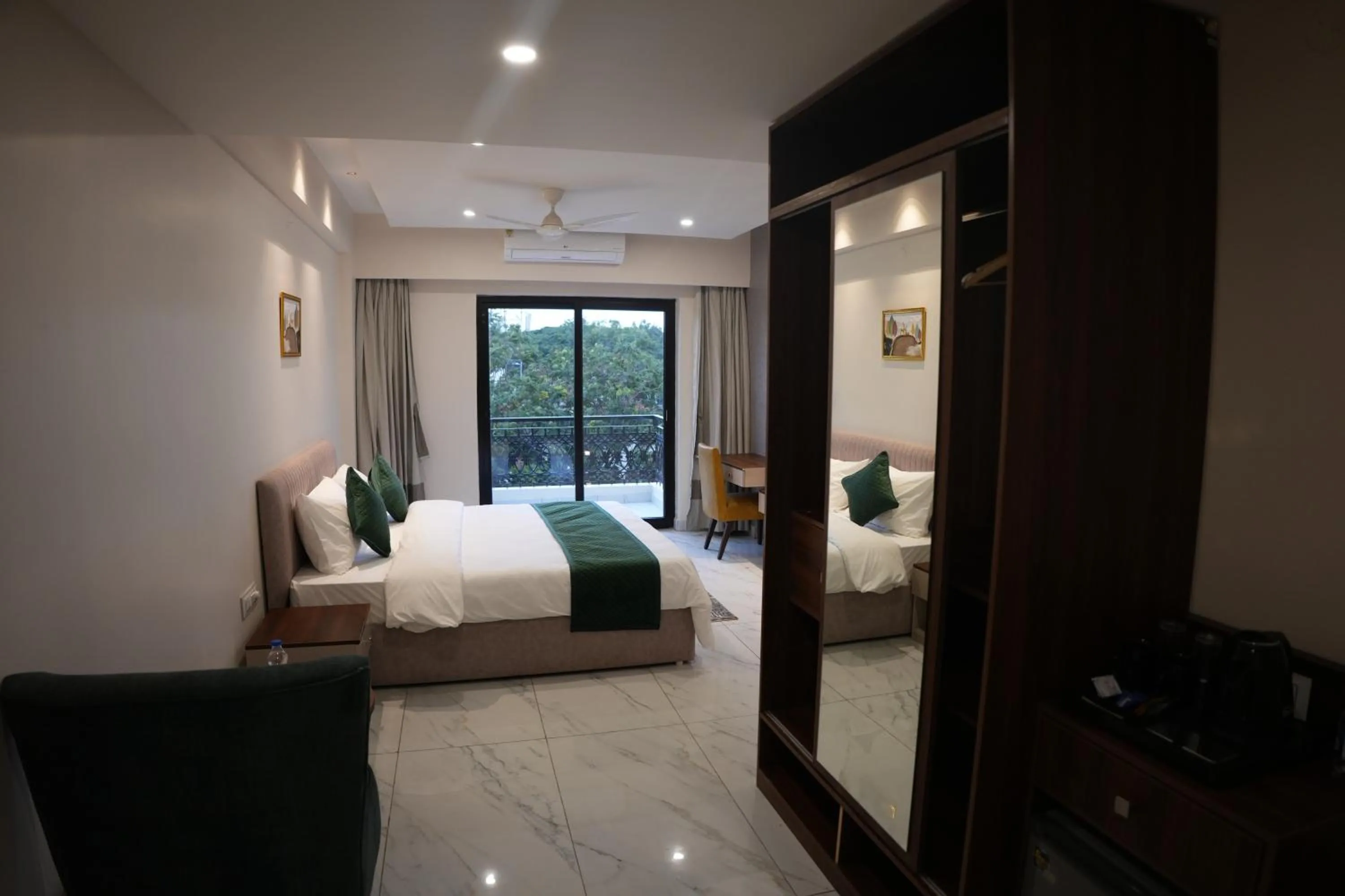 Bed in AK Castle Suites