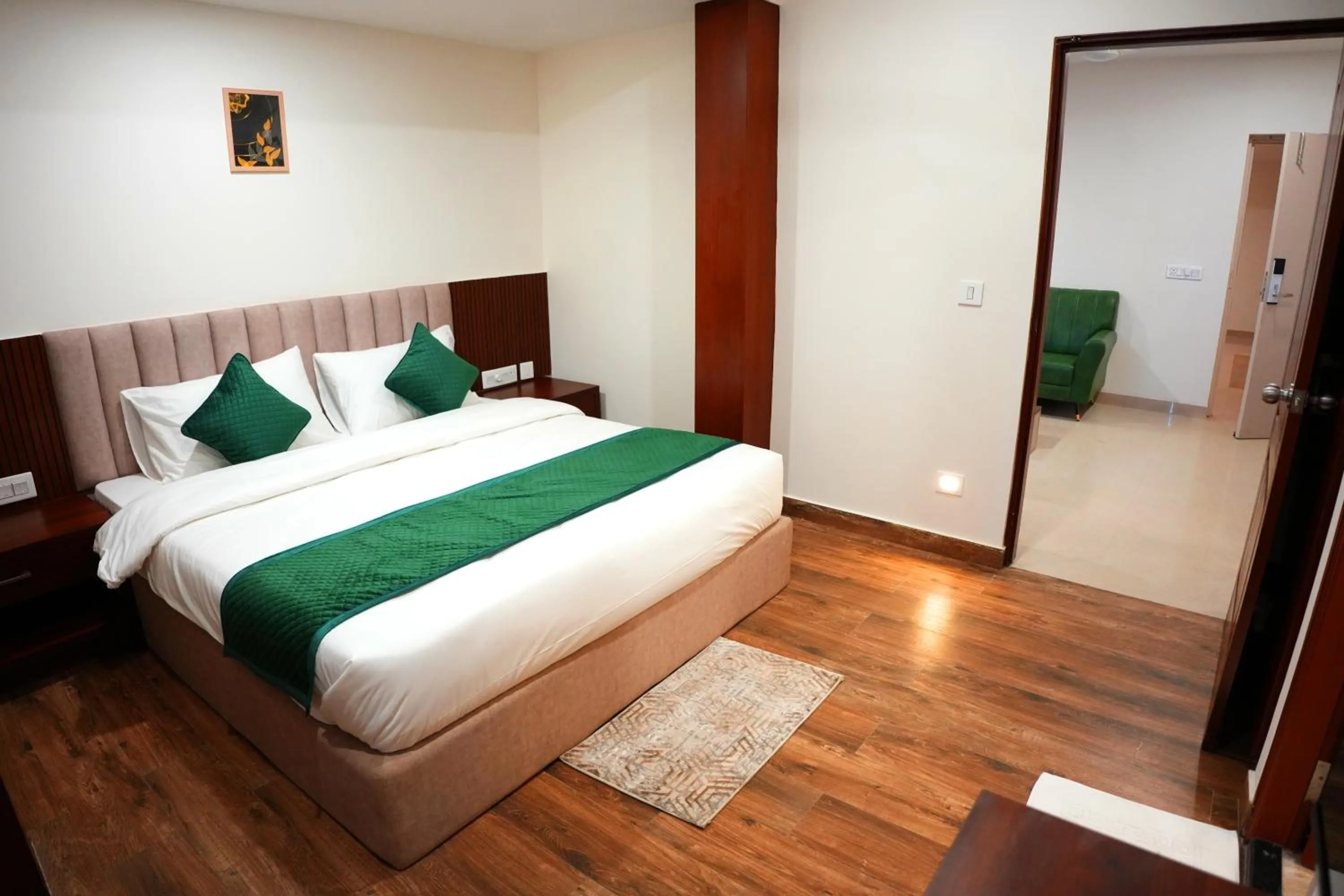 Bed in AK Castle Suites