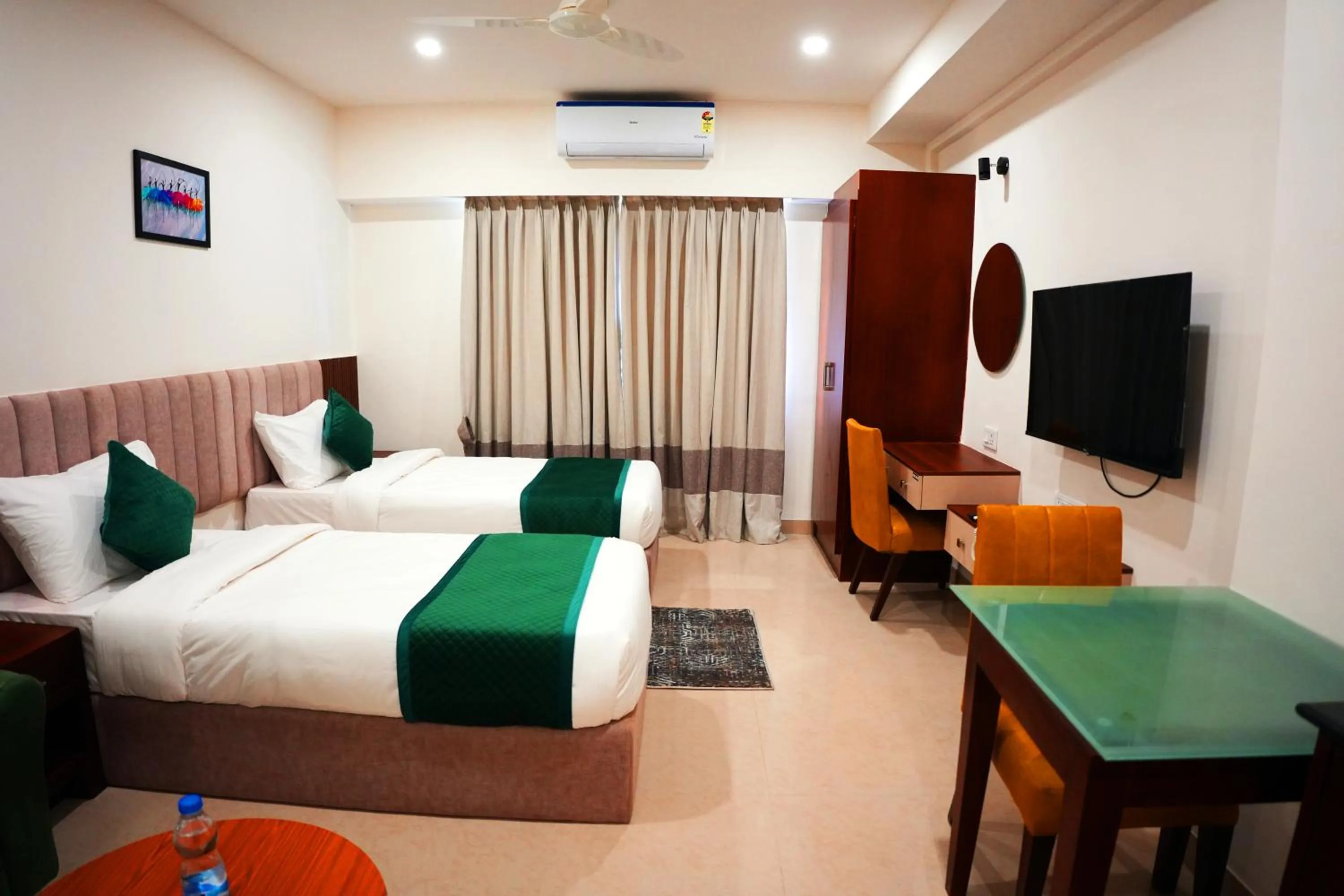 Bed in AK Castle Suites