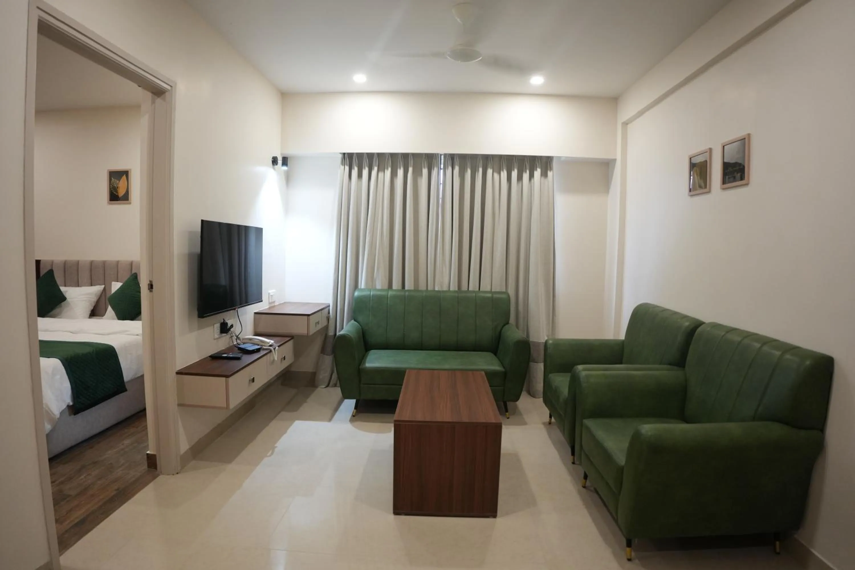 Bed in AK Castle Suites