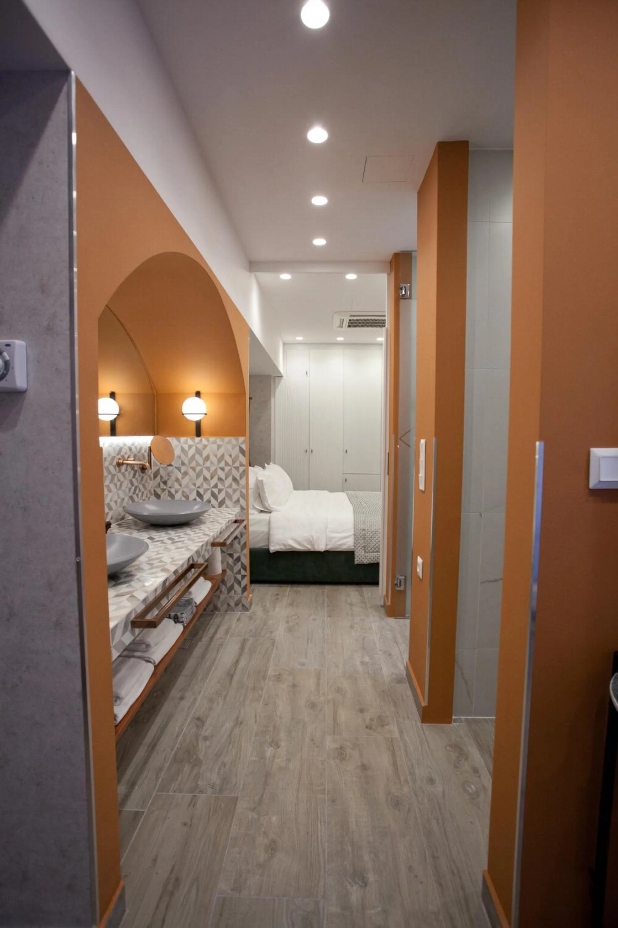 Bedroom, Bed in Noufara