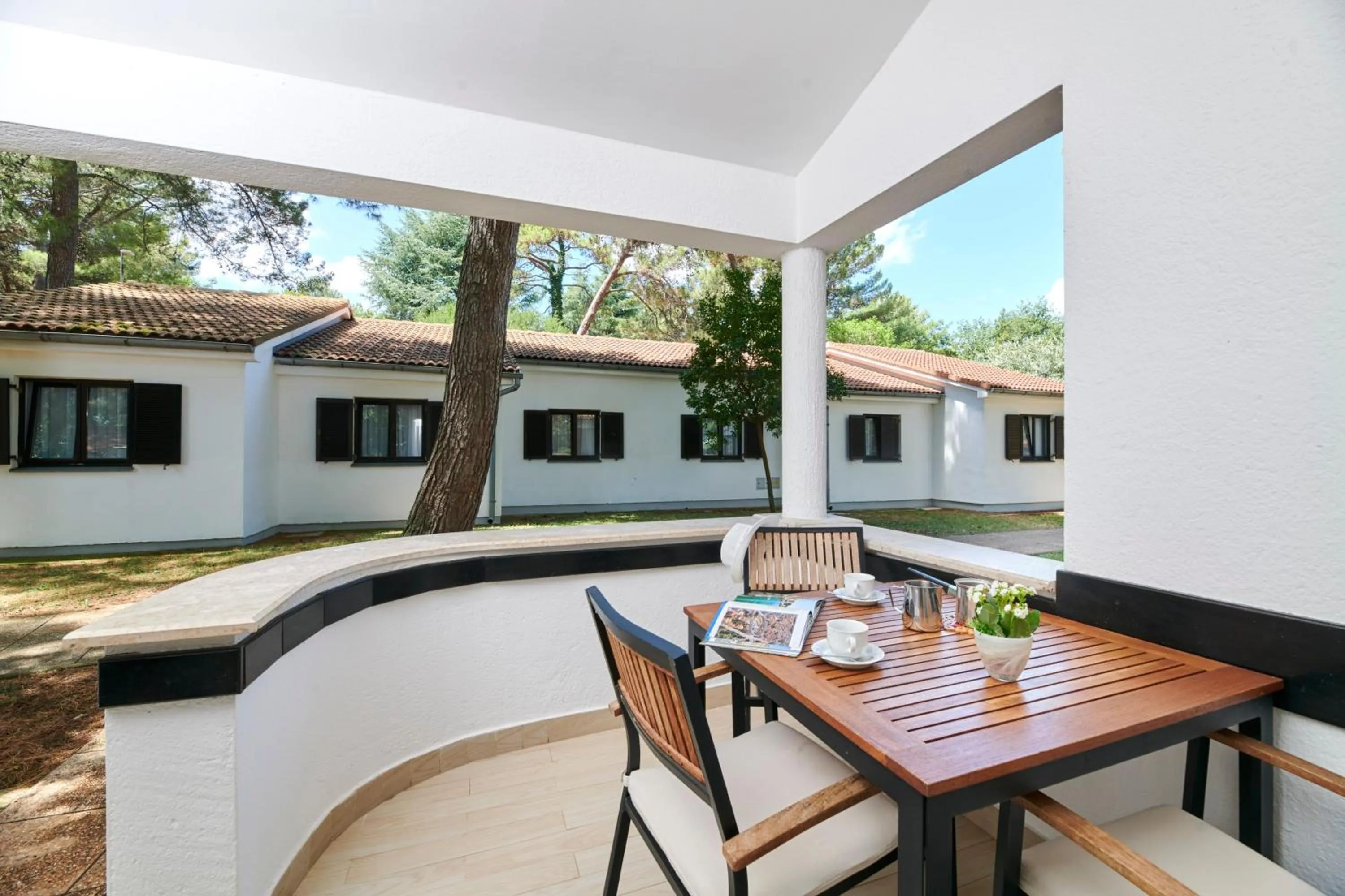 Balcony/Terrace in Apartments Galijot Plava Laguna
