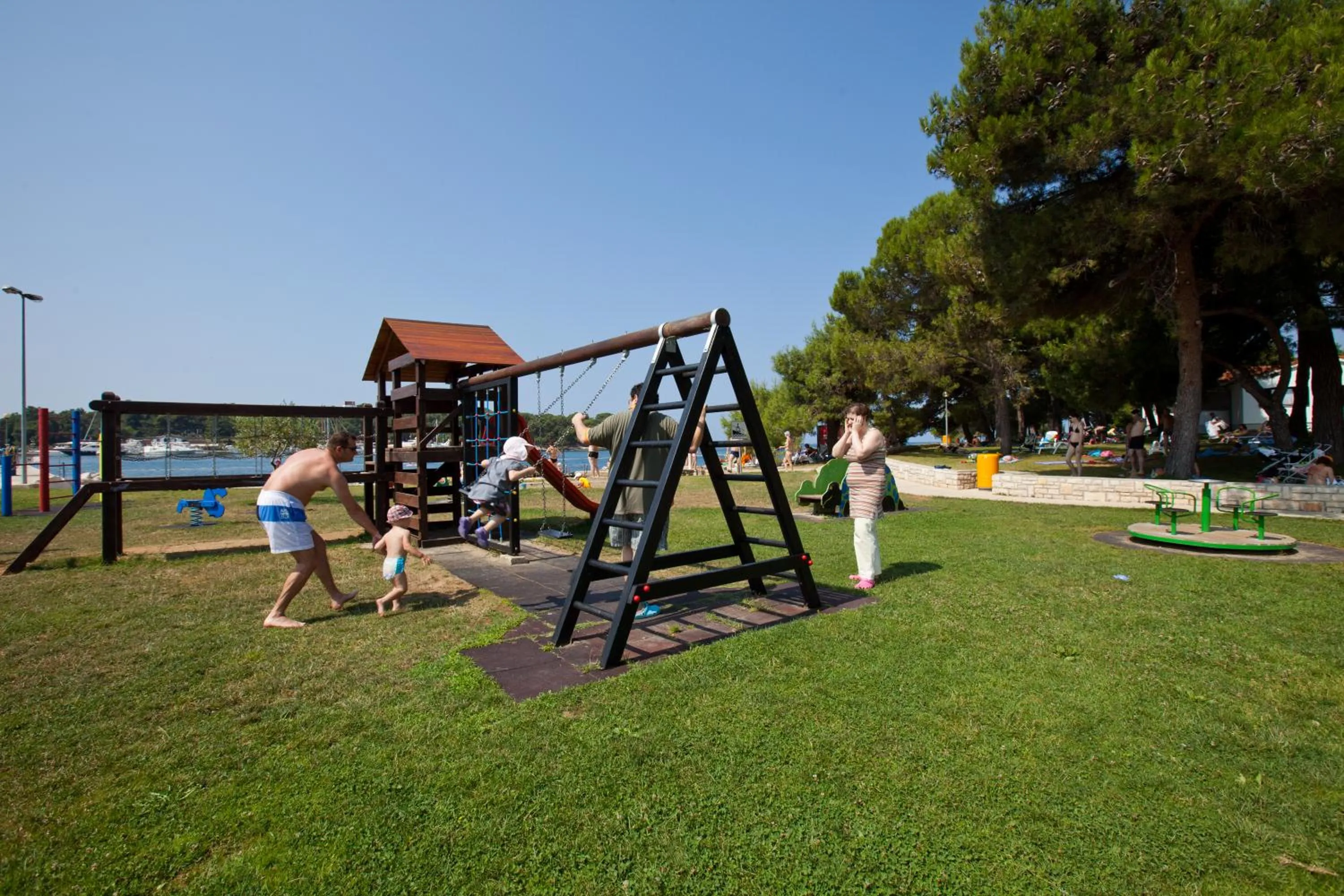 Children play ground in Apartments Galijot Plava Laguna