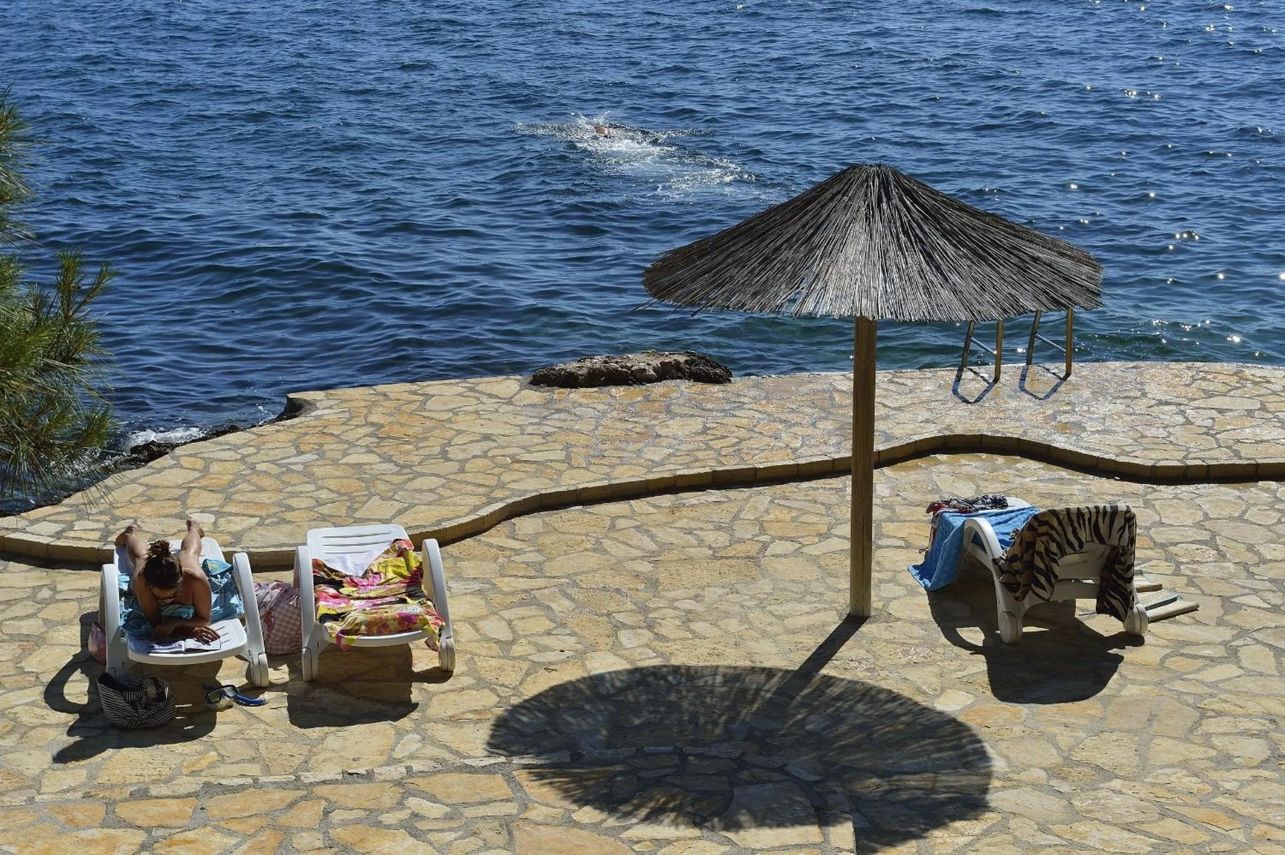 Beach in Apartments Galijot Plava Laguna