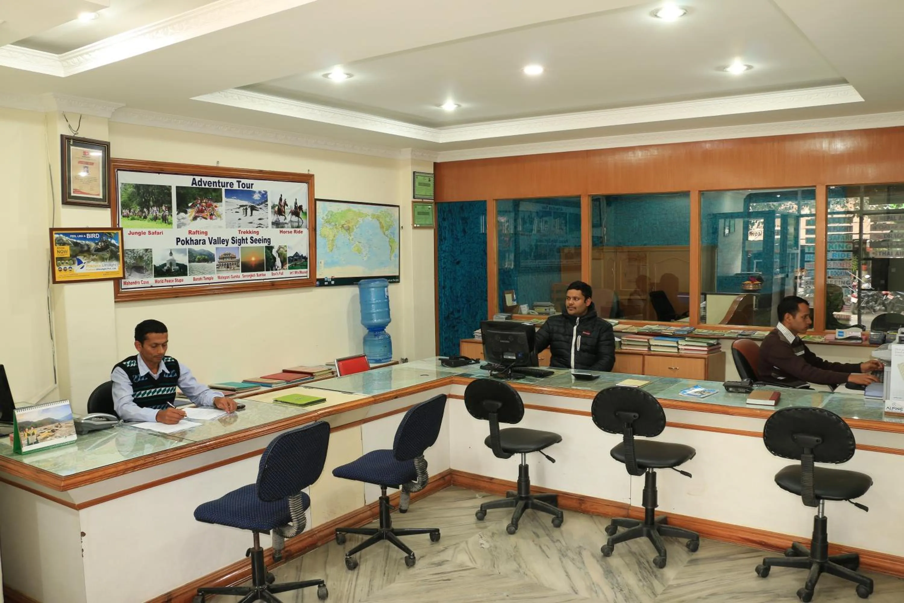 Lobby or reception in Hotel Adam