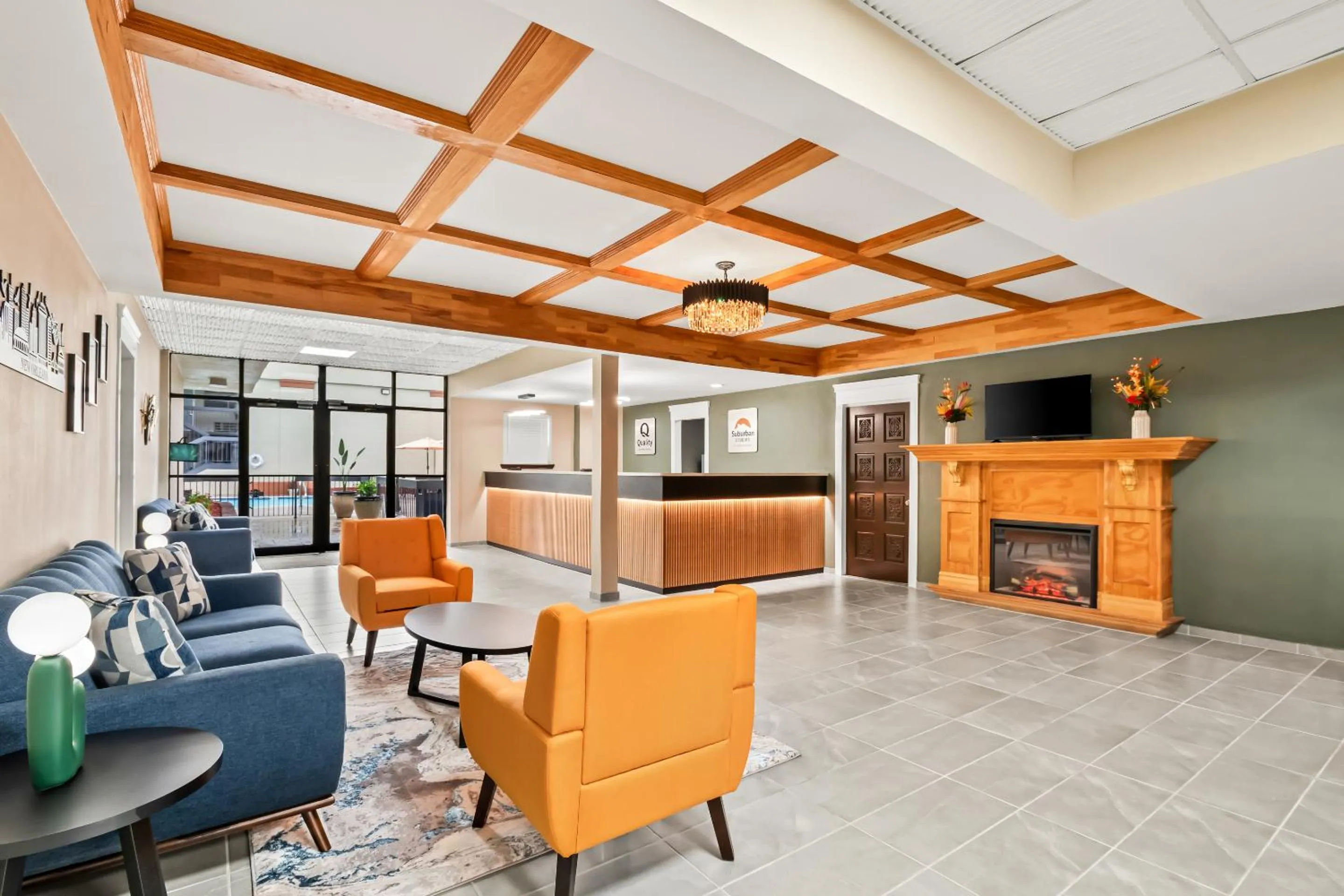 Lobby or reception in Quality Inn Harvey - New Orleans