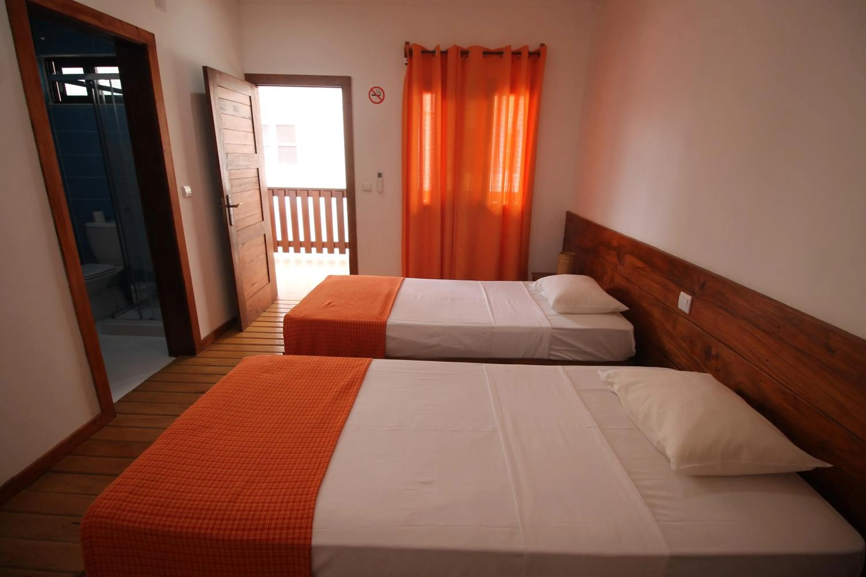 Bed in Sweet Guest House