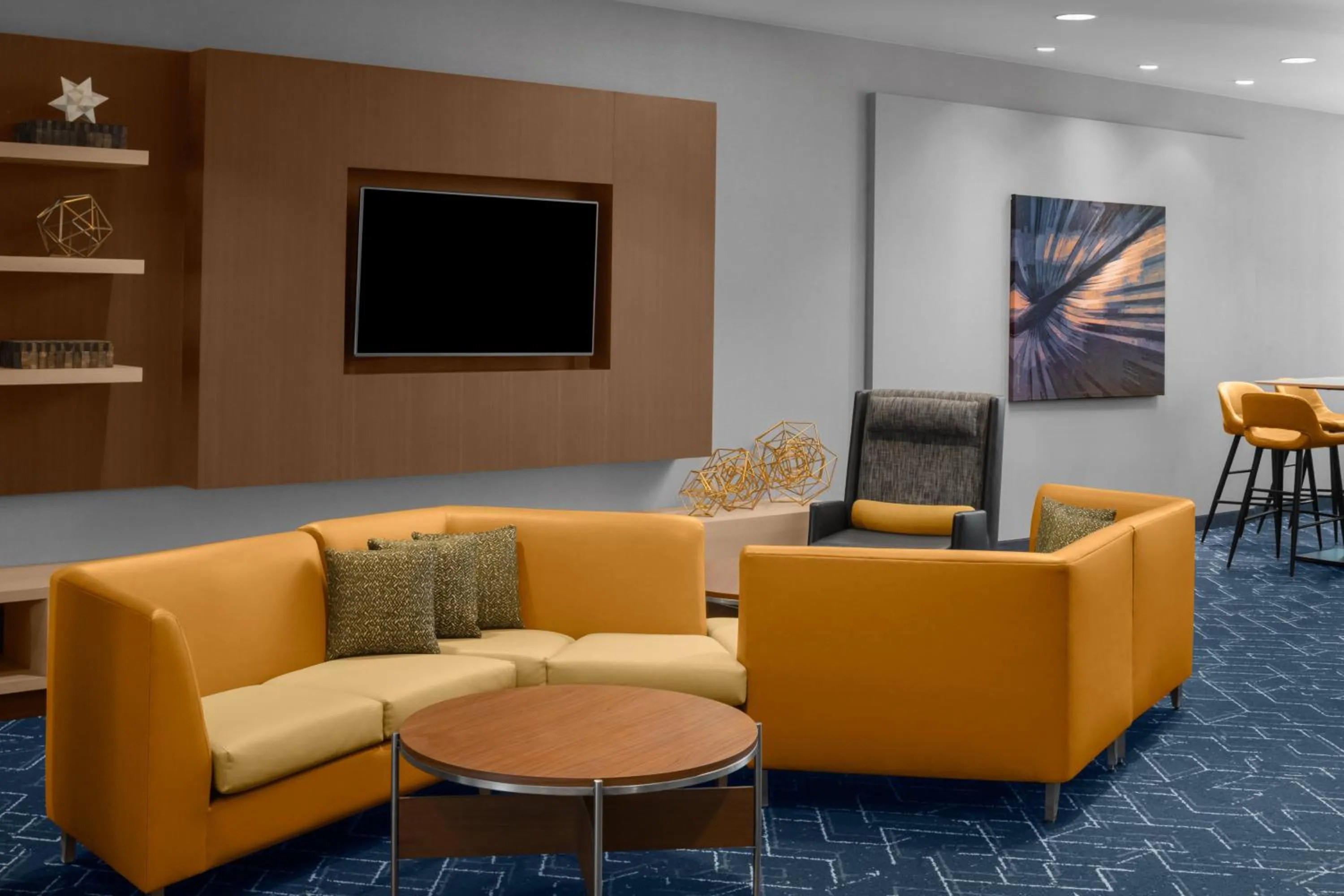 Lobby or reception in Courtyard by Marriott Orlando South/Grande Lakes Area