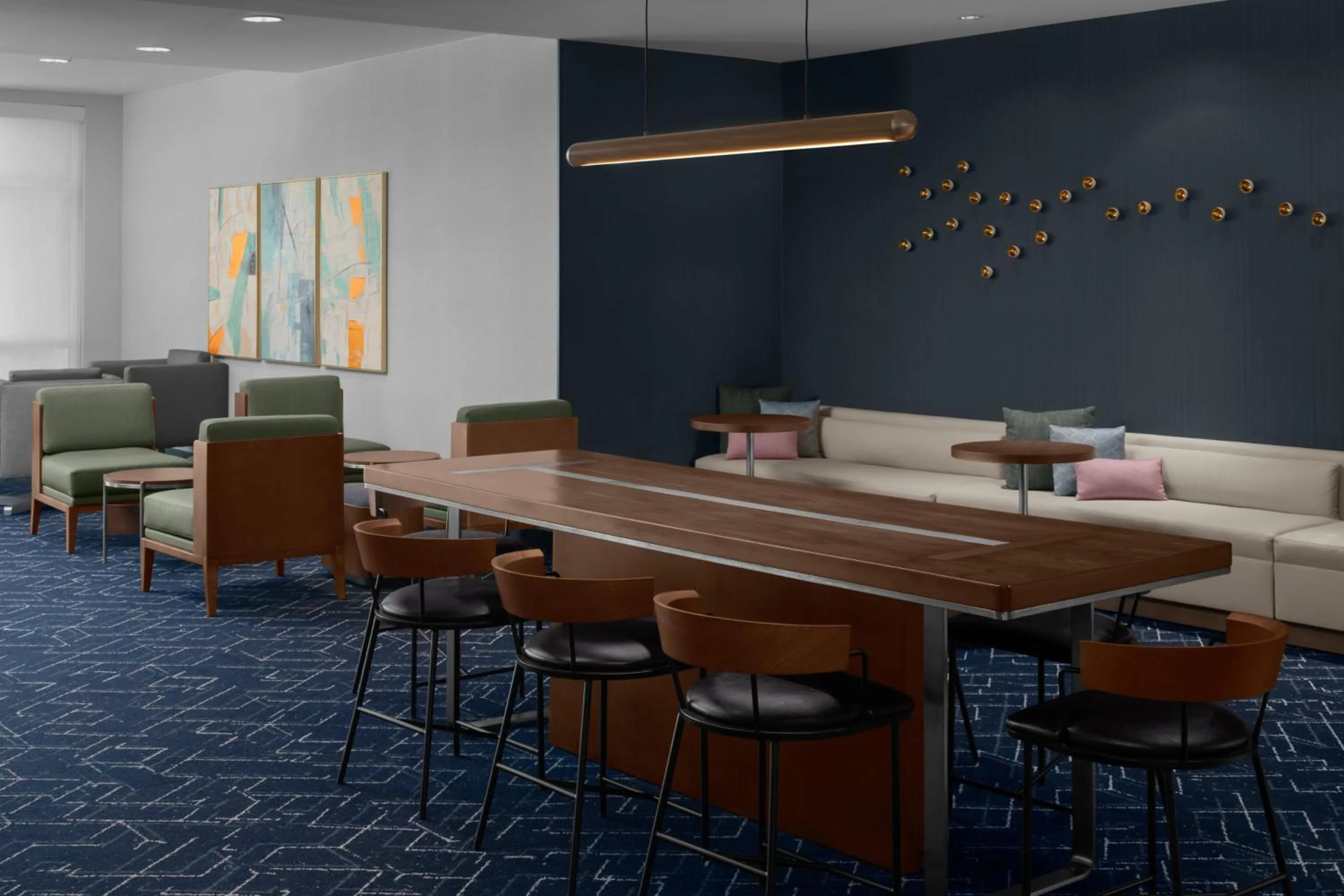 Lobby or reception in Courtyard by Marriott Orlando South/Grande Lakes Area