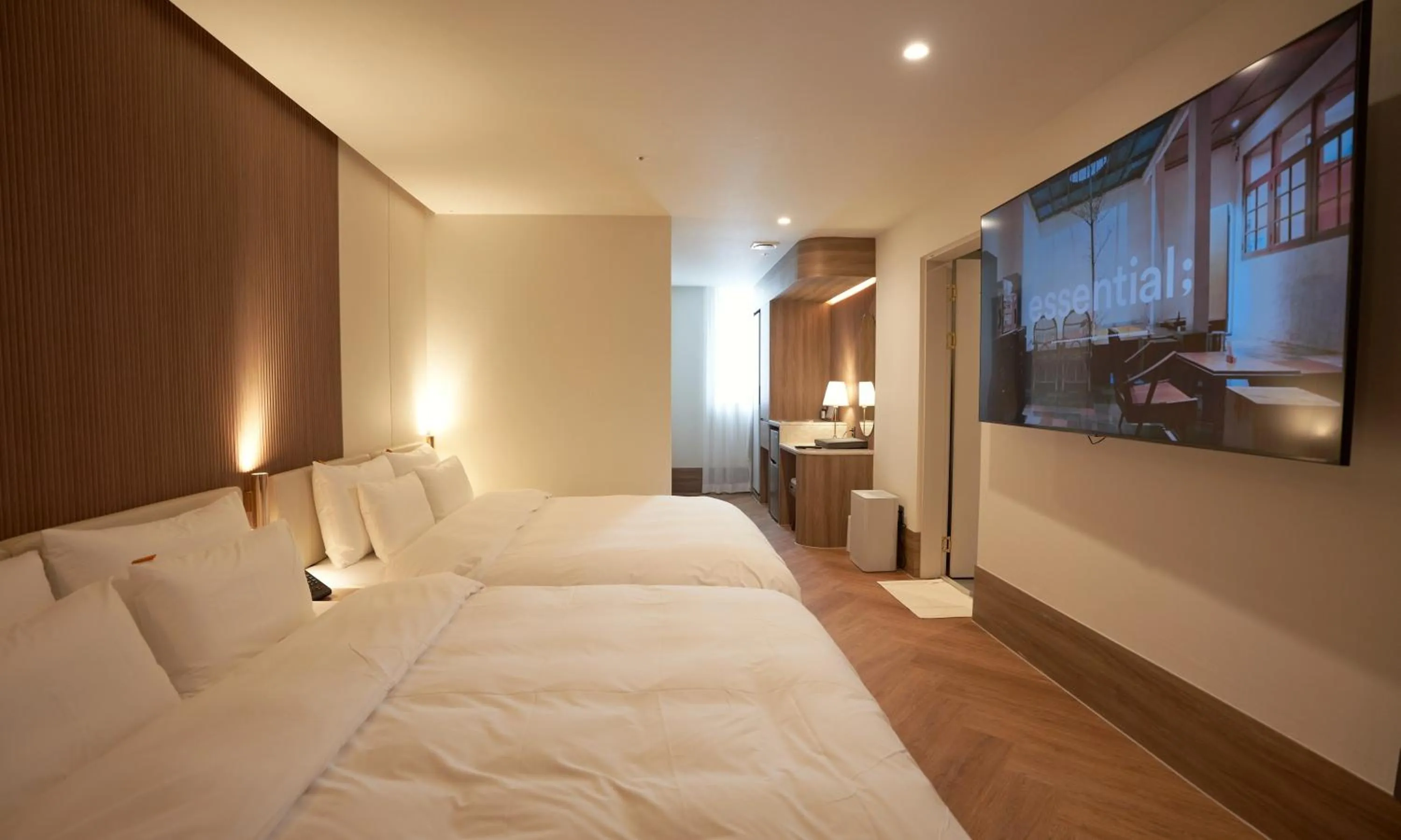 Bed in Brown Dot Hotel Gunsan Terminal Branch