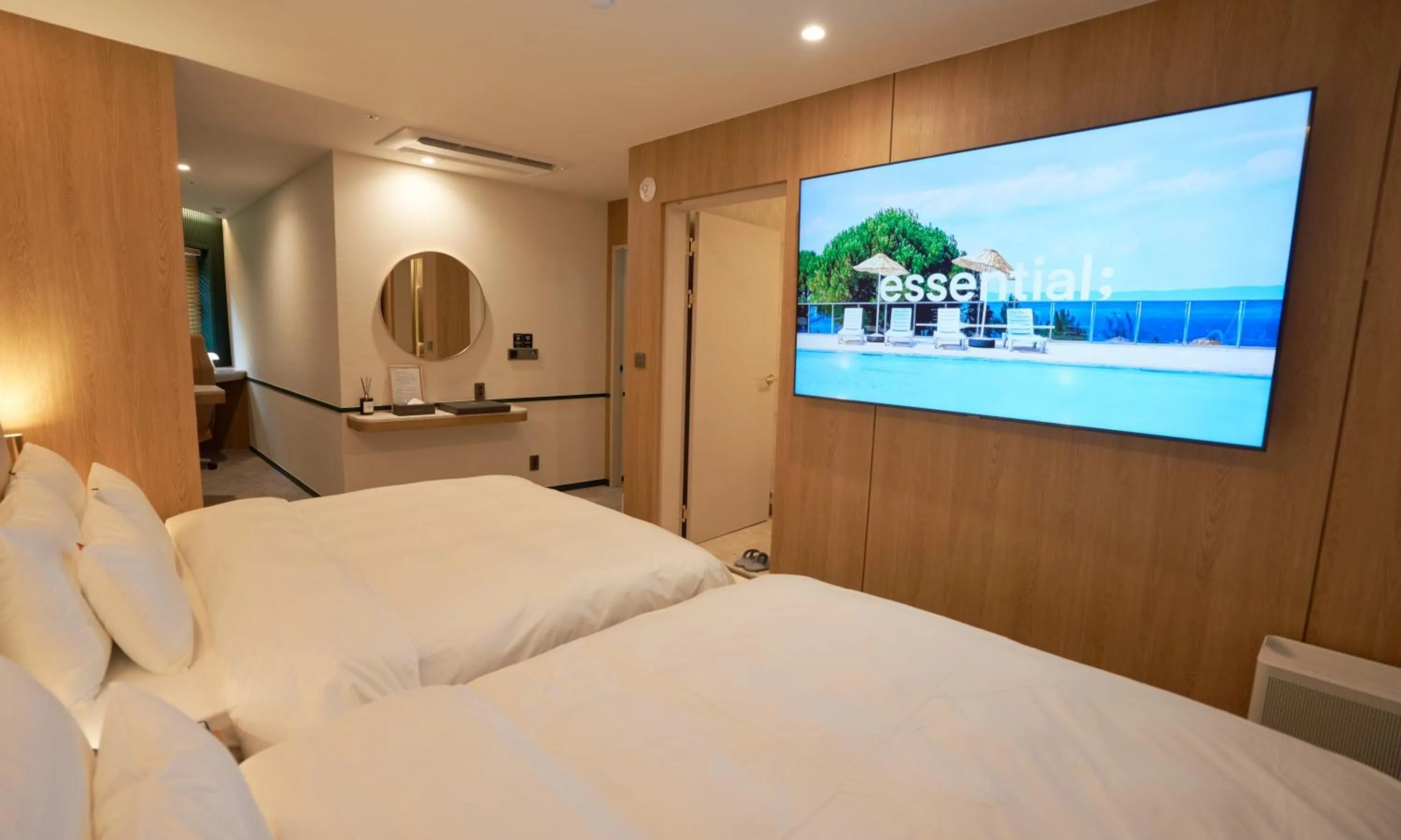 Bed in Brown Dot Hotel Gunsan Terminal Branch