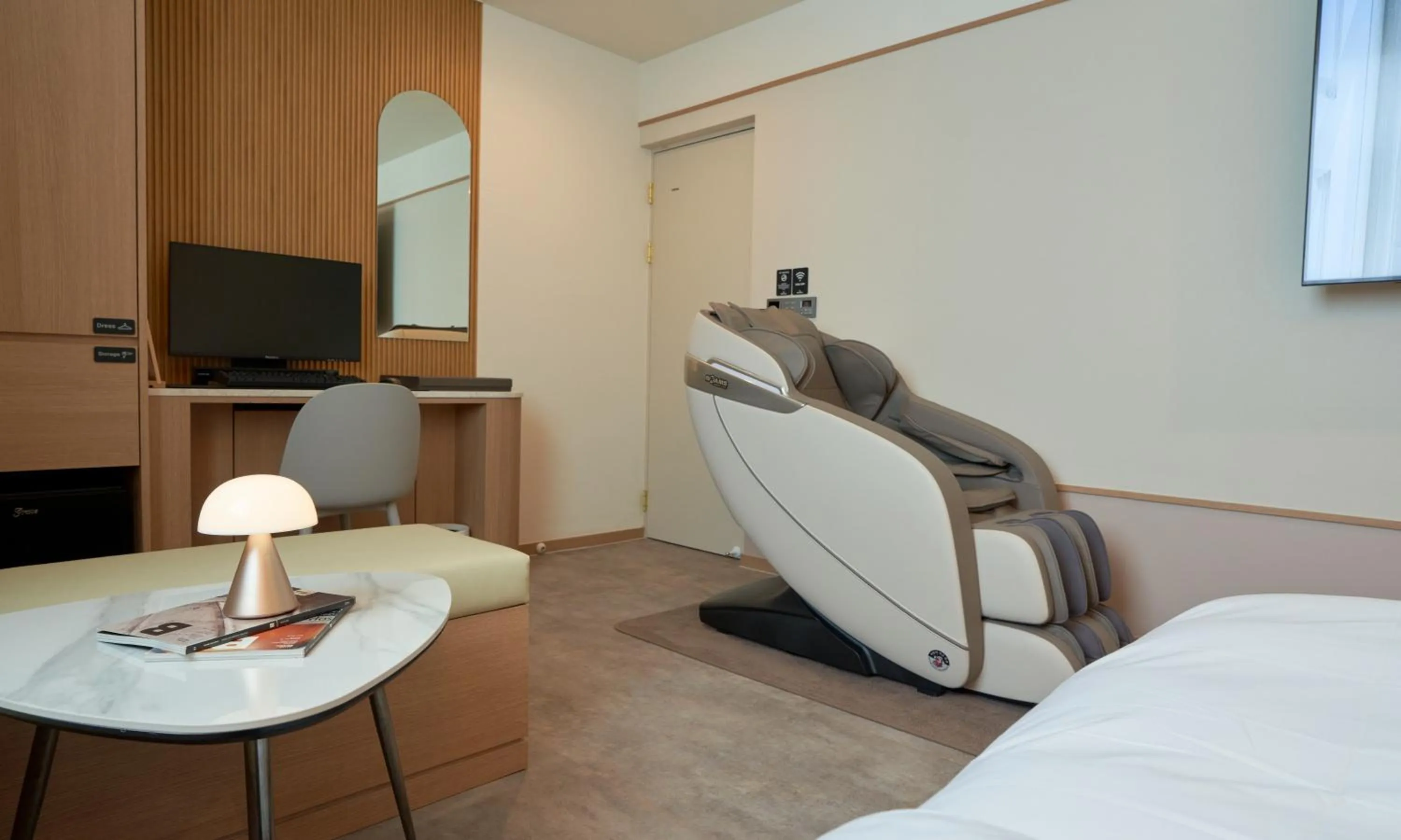 TV and multimedia, Bed in Brown Dot Hotel Gunsan Terminal Branch